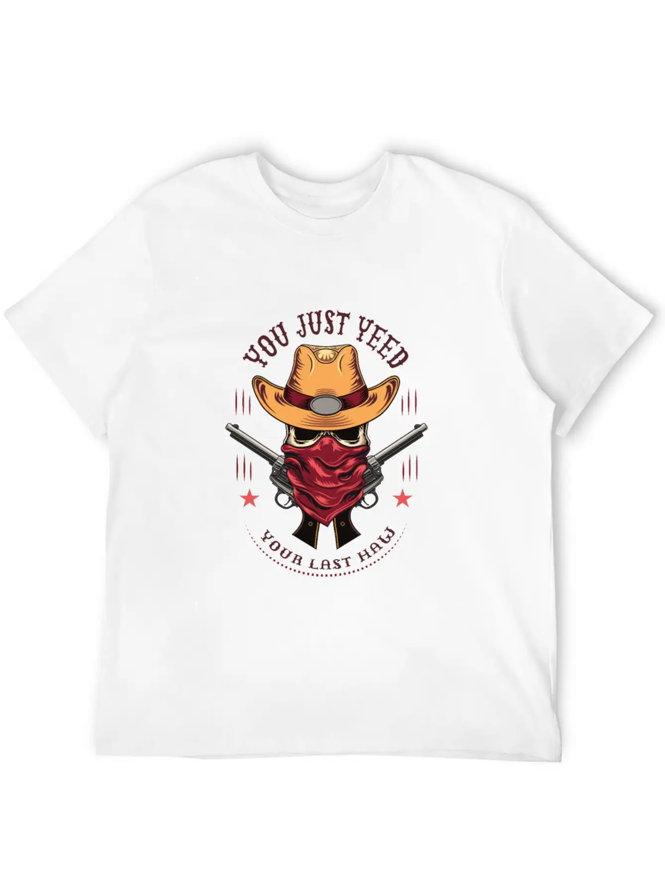 Funny You Just Yee'd Your Last Haw Cowboy Meme Breathable Graphic T-Shirt – Perfect For Casual Days