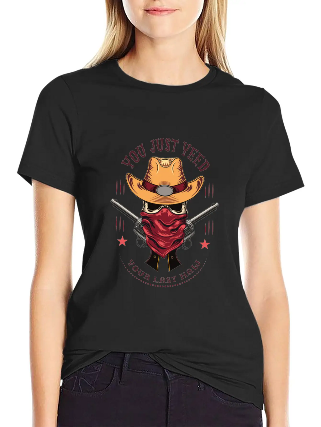 Funny You Just Yee'd Your Last Haw Cowboy Meme Breathable Graphic T-Shirt – Perfect For Casual Days