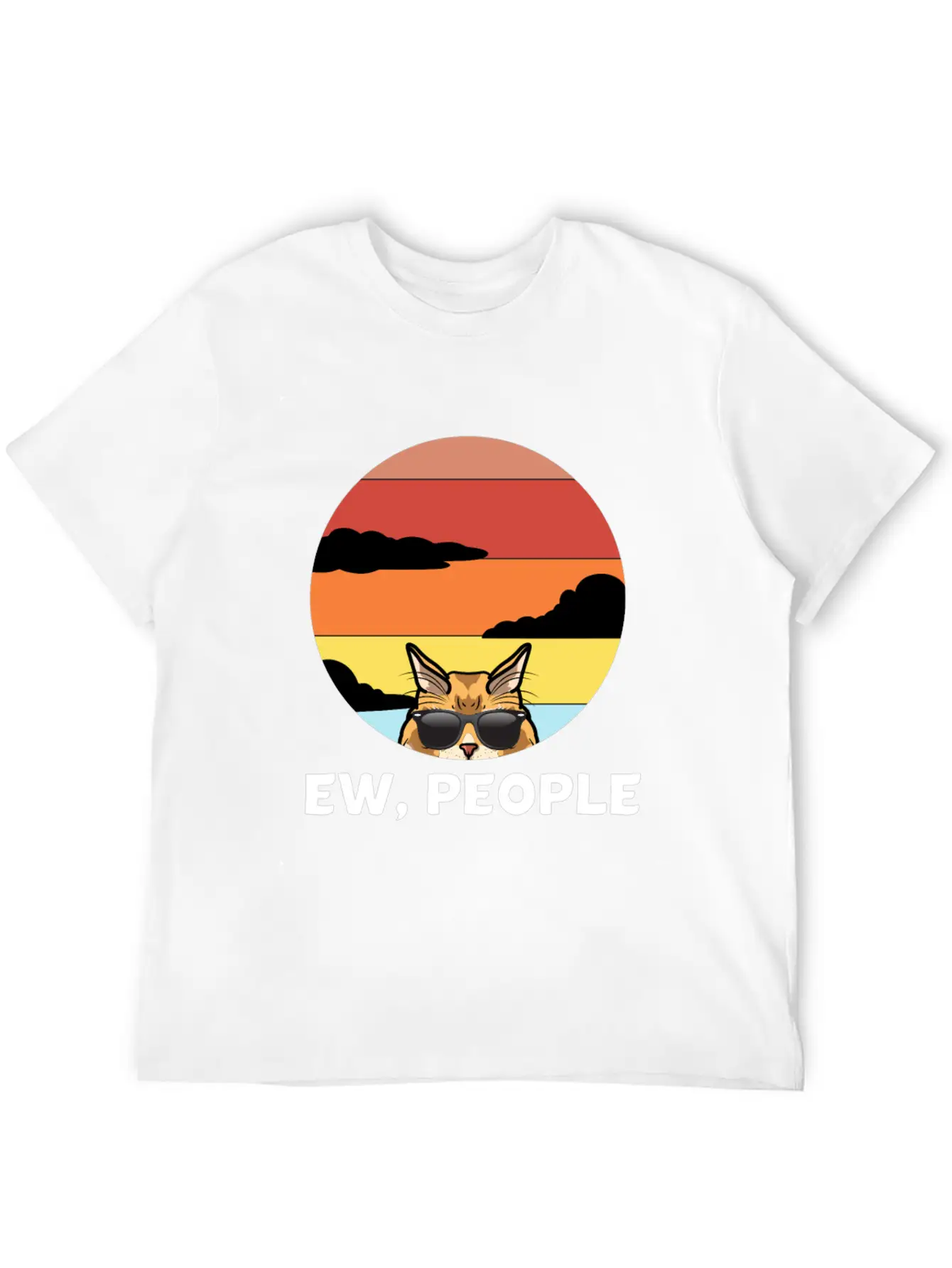 FunnyMeh Cat - Maine Gift For Cat Lovers Breathable Soft Cotton T-Shirt – Timeless Casual Look