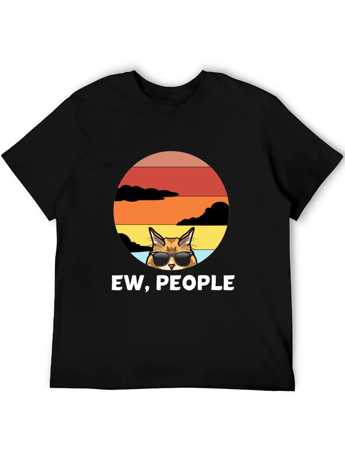 FunnyMeh Cat - Maine Gift For Cat Lovers Breathable Soft Cotton T-Shirt – Timeless Casual Look