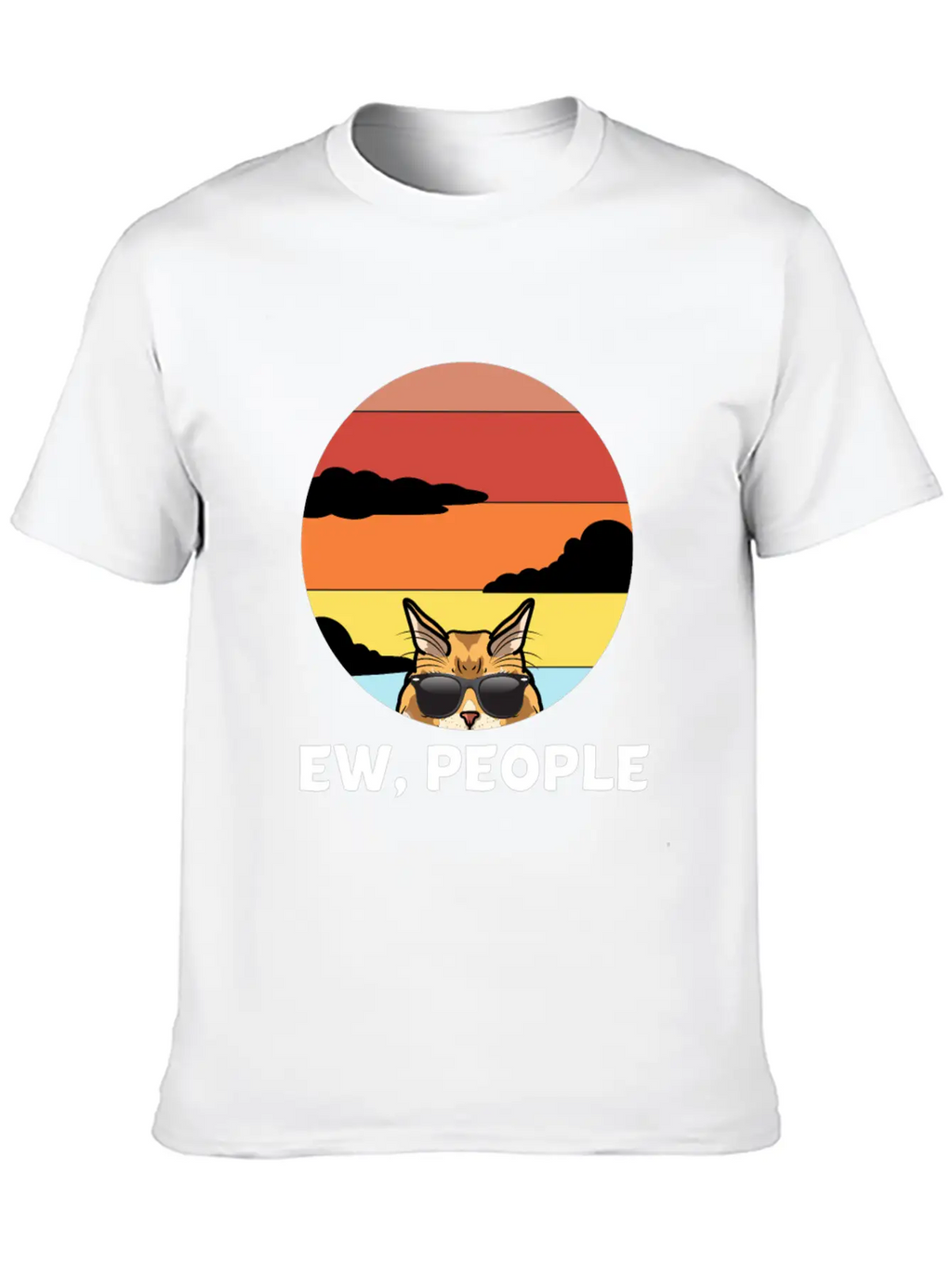 FunnyMeh Cat - Maine Gift For Cat Lovers Breathable Soft Cotton T-Shirt – Timeless Casual Look