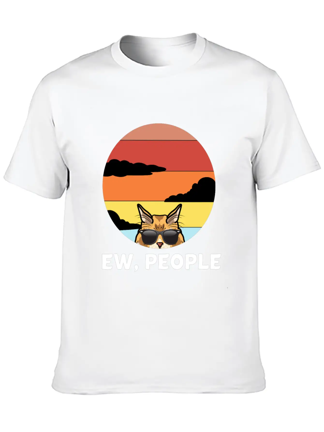 FunnyMeh Cat - Maine Gift For Cat Lovers Breathable Soft Cotton T-Shirt – Timeless Casual Look