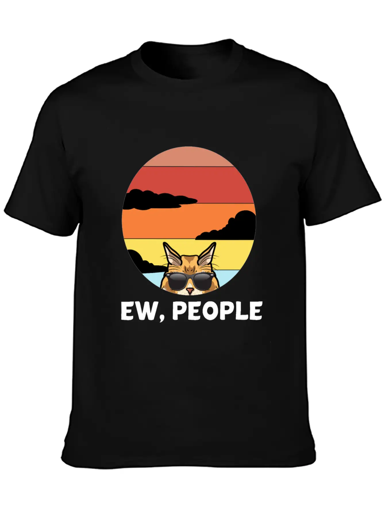FunnyMeh Cat - Maine Gift For Cat Lovers Breathable Soft Cotton T-Shirt – Timeless Casual Look