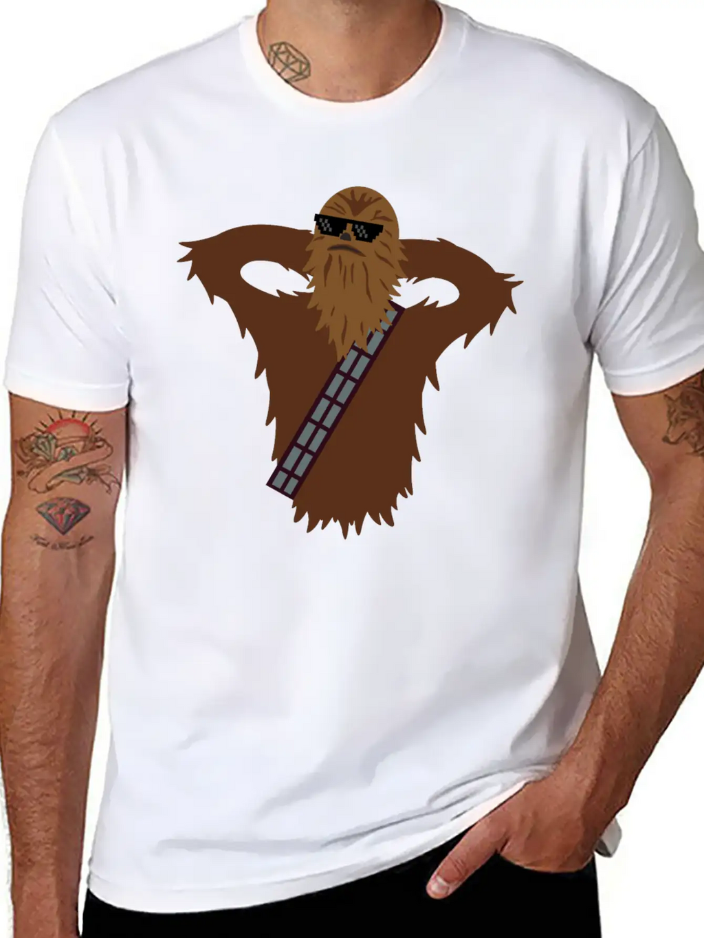 Furry Monster Relaxes Casual Graphic T-Shirt – Simple And Comfortable Daily Wear