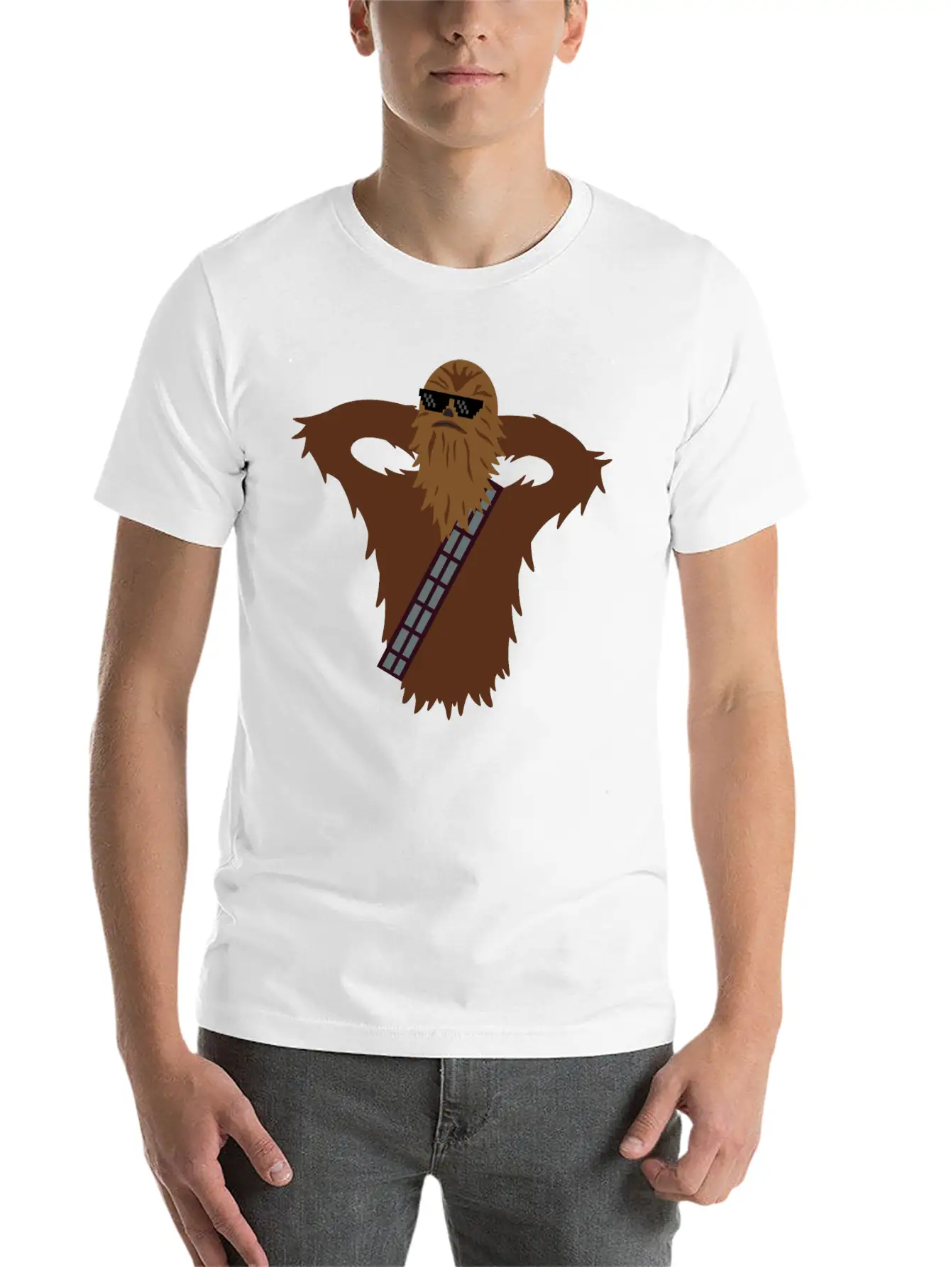Furry Monster Relaxes Casual Graphic T-Shirt – Simple And Comfortable Daily Wear