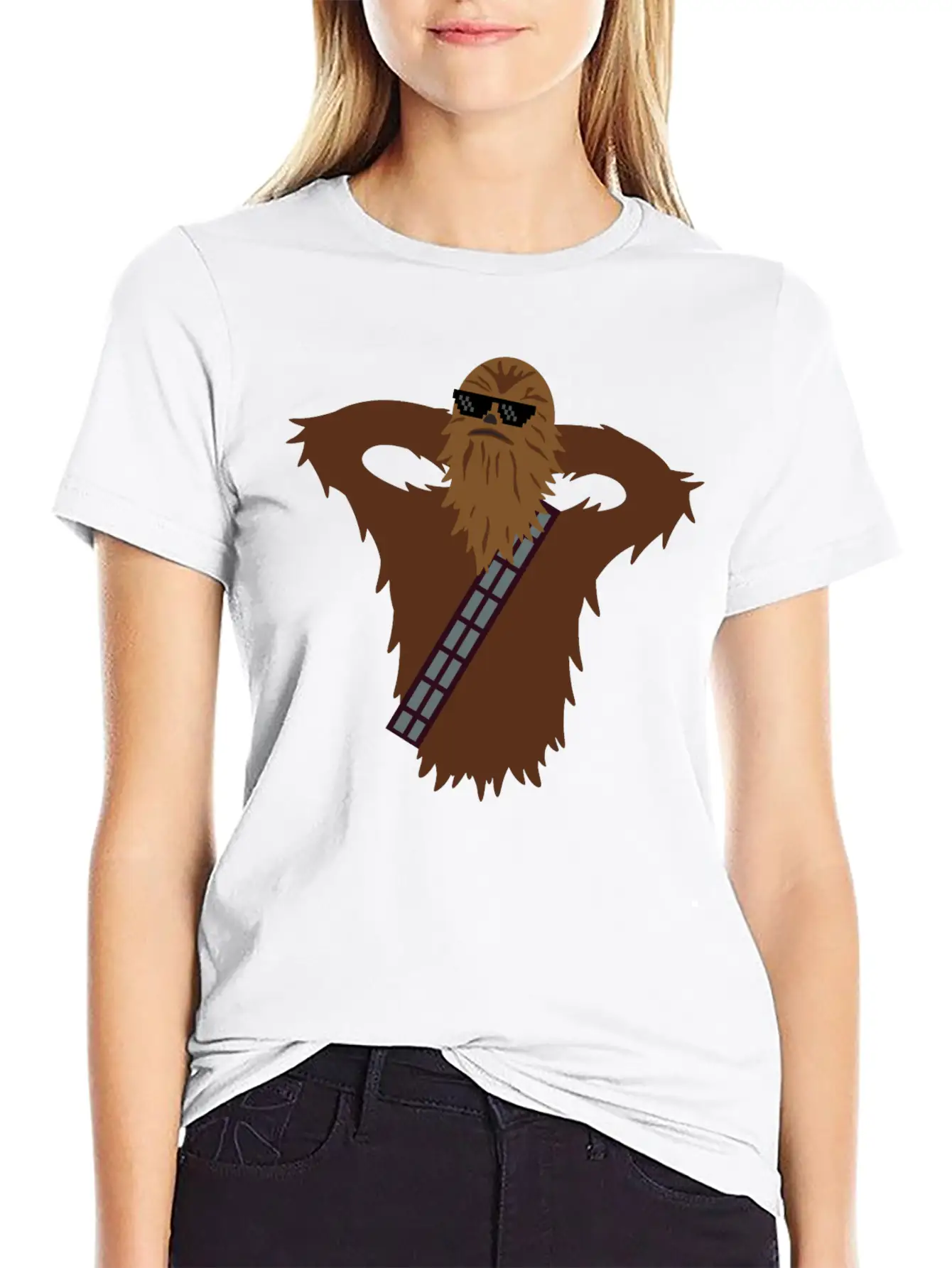 Furry Monster Relaxes Casual Graphic T-Shirt – Simple And Comfortable Daily Wear