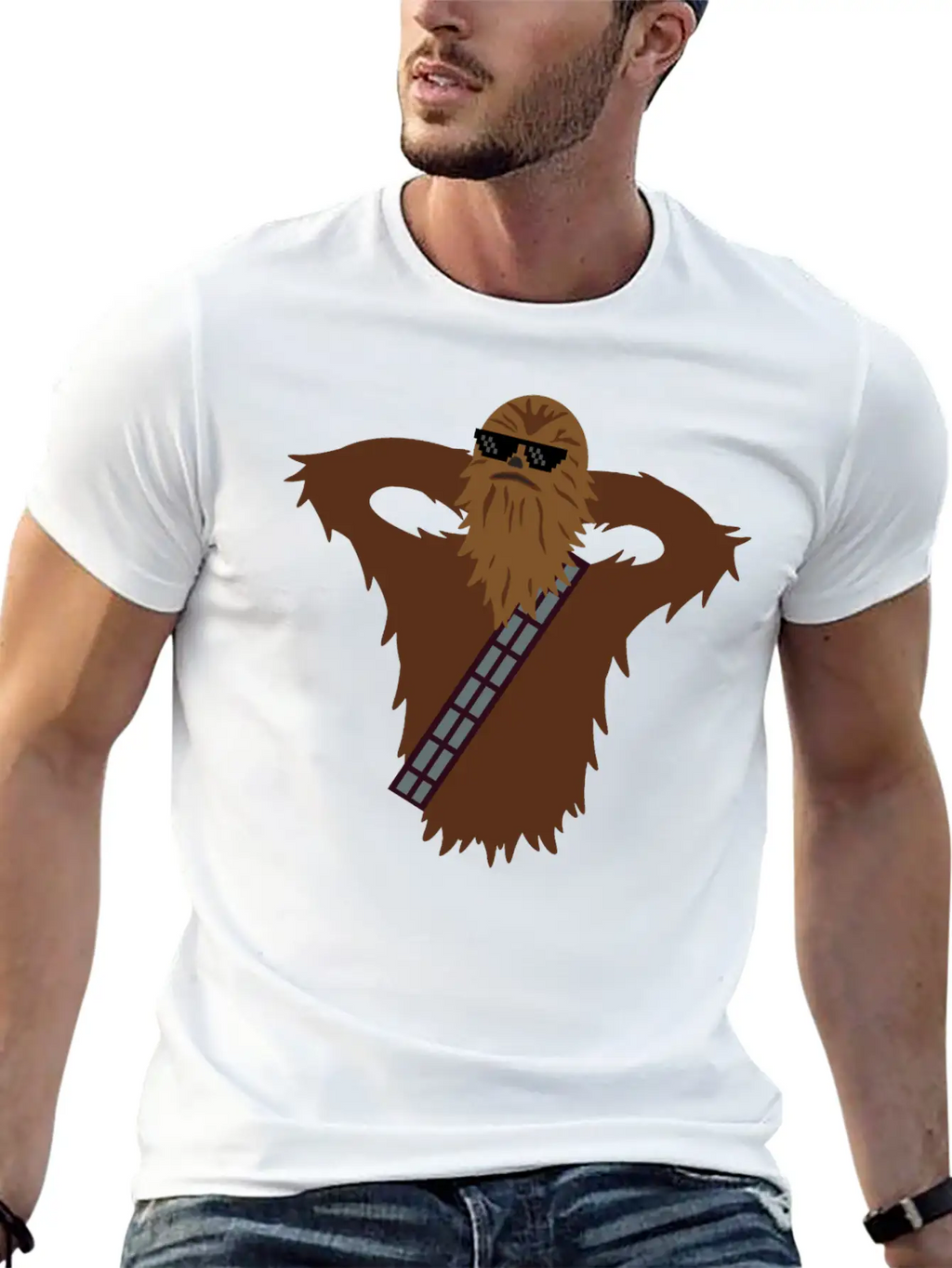Furry Monster Relaxes Casual Graphic T-Shirt – Simple And Comfortable Daily Wear