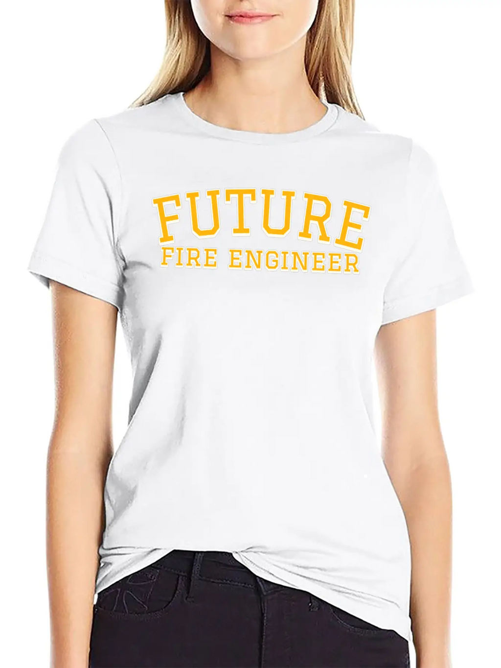Future Fire Engineer Unisex Short Sleeve Soft Cotton T-Shirt – Casual Everyday Wear