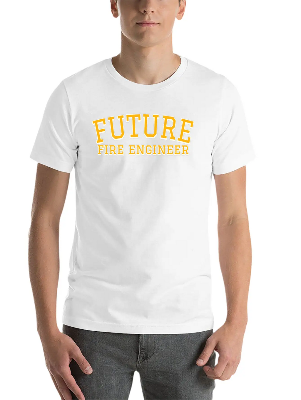 Future Fire Engineer Unisex Short Sleeve Soft Cotton T-Shirt – Casual Everyday Wear