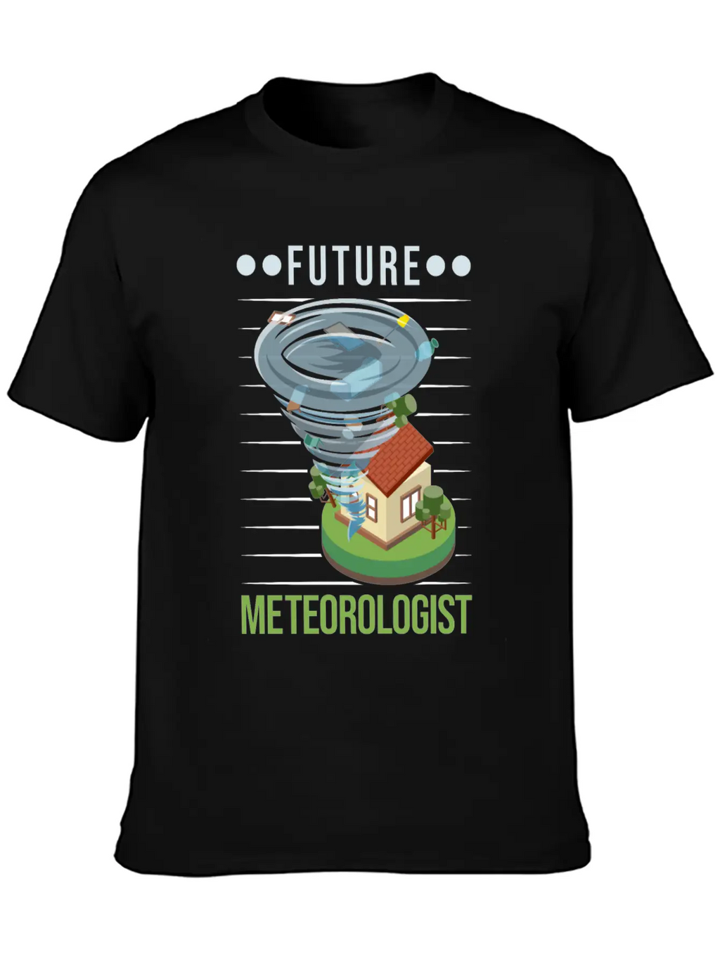 Future Meteorologist Tornado Weatherman Unisex Casual T-Shirt – Clean Design For Daily Comfort