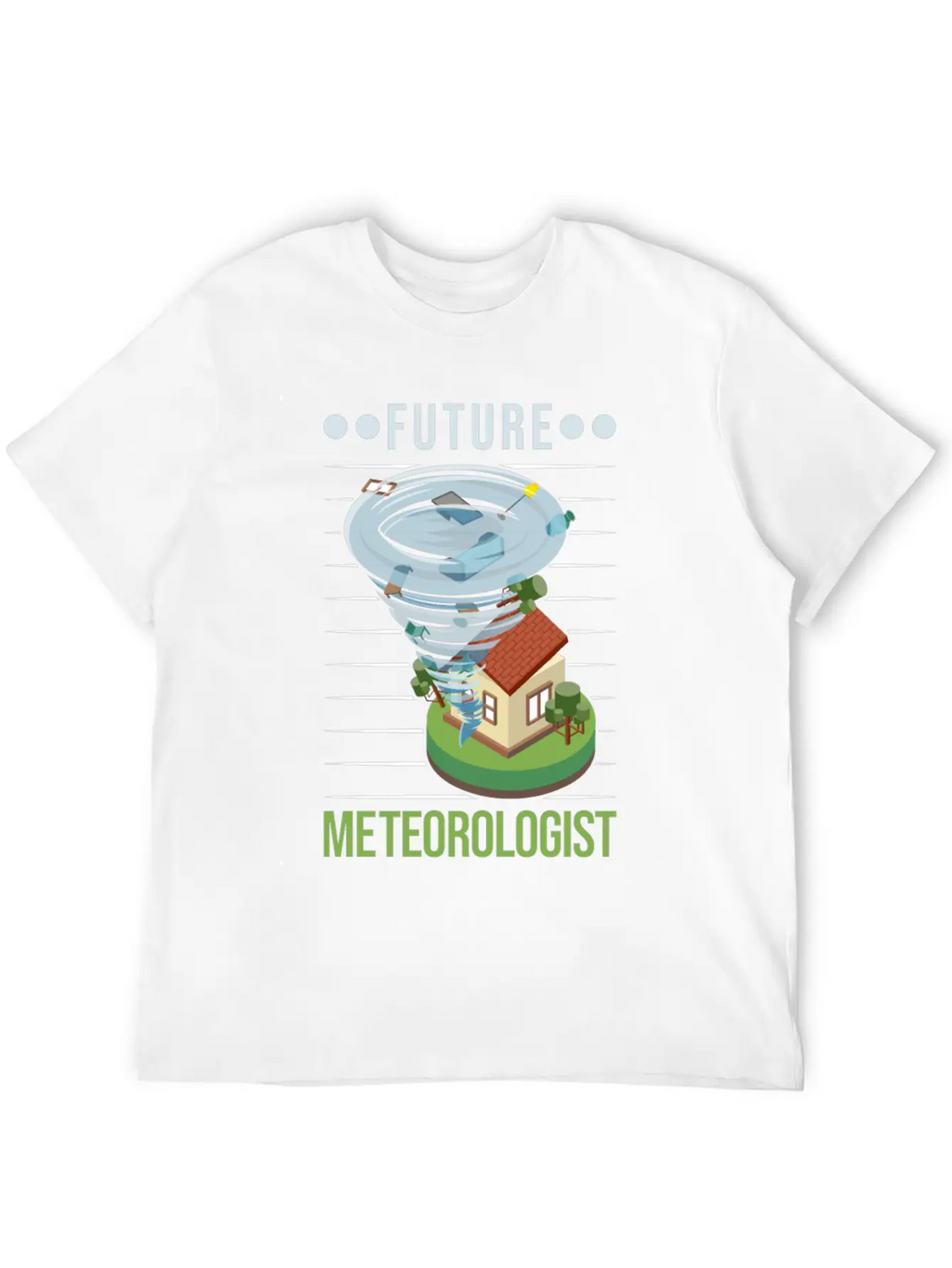 Future Meteorologist Tornado Weatherman Unisex Casual T-Shirt – Clean Design For Daily Comfort