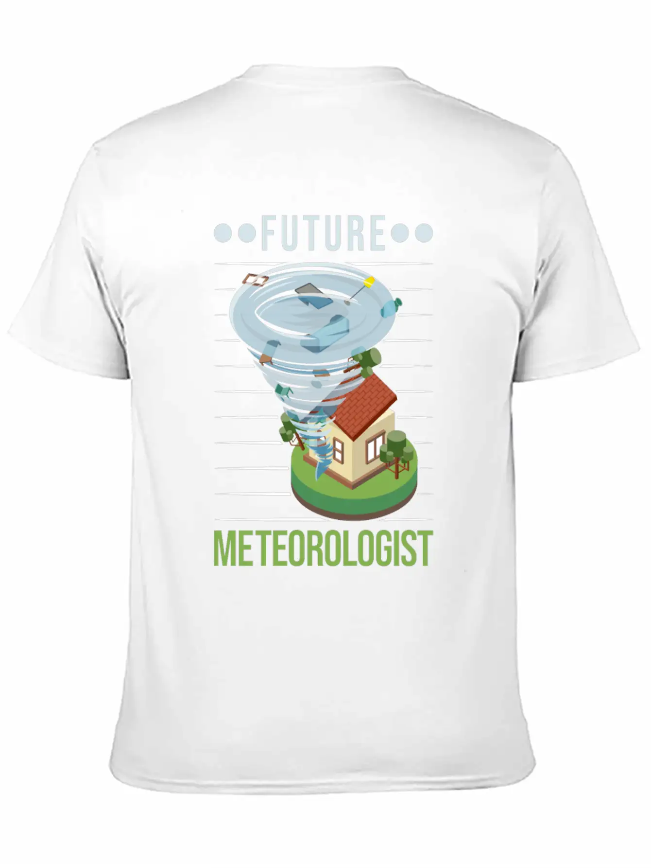 Future Meteorologist Tornado Weatherman Unisex Casual T-Shirt – Clean Design For Daily Comfort