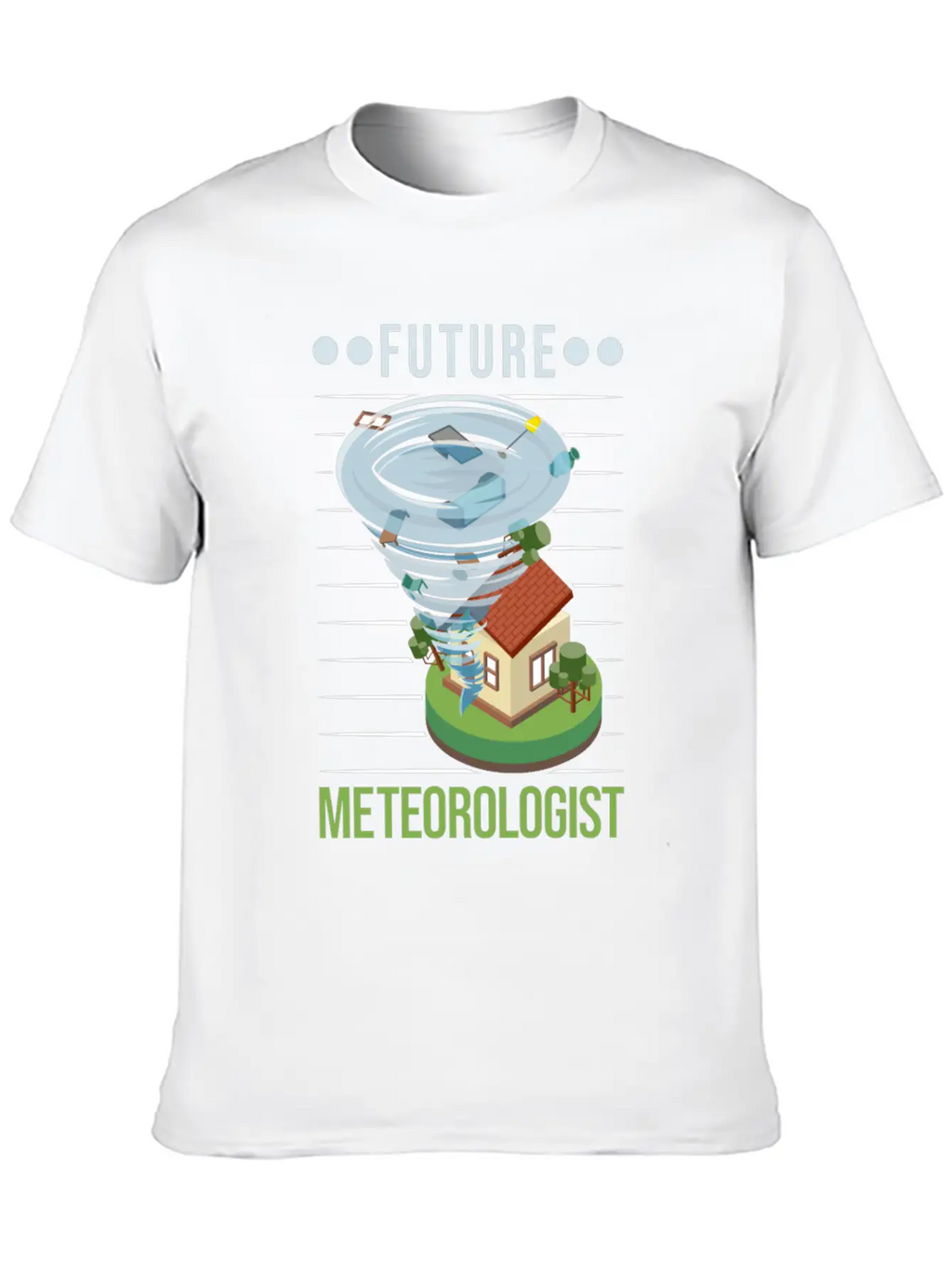 Future Meteorologist Tornado Weatherman Unisex Casual T-Shirt – Clean Design For Daily Comfort