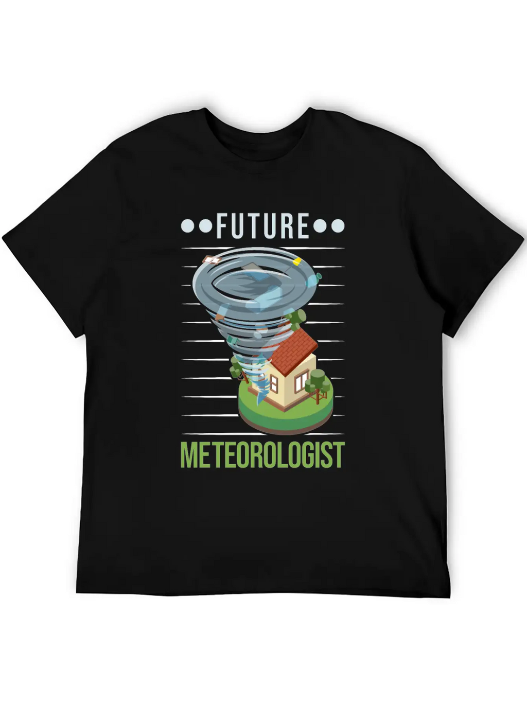Future Meteorologist Tornado Weatherman Unisex Casual T-Shirt – Clean Design For Daily Comfort