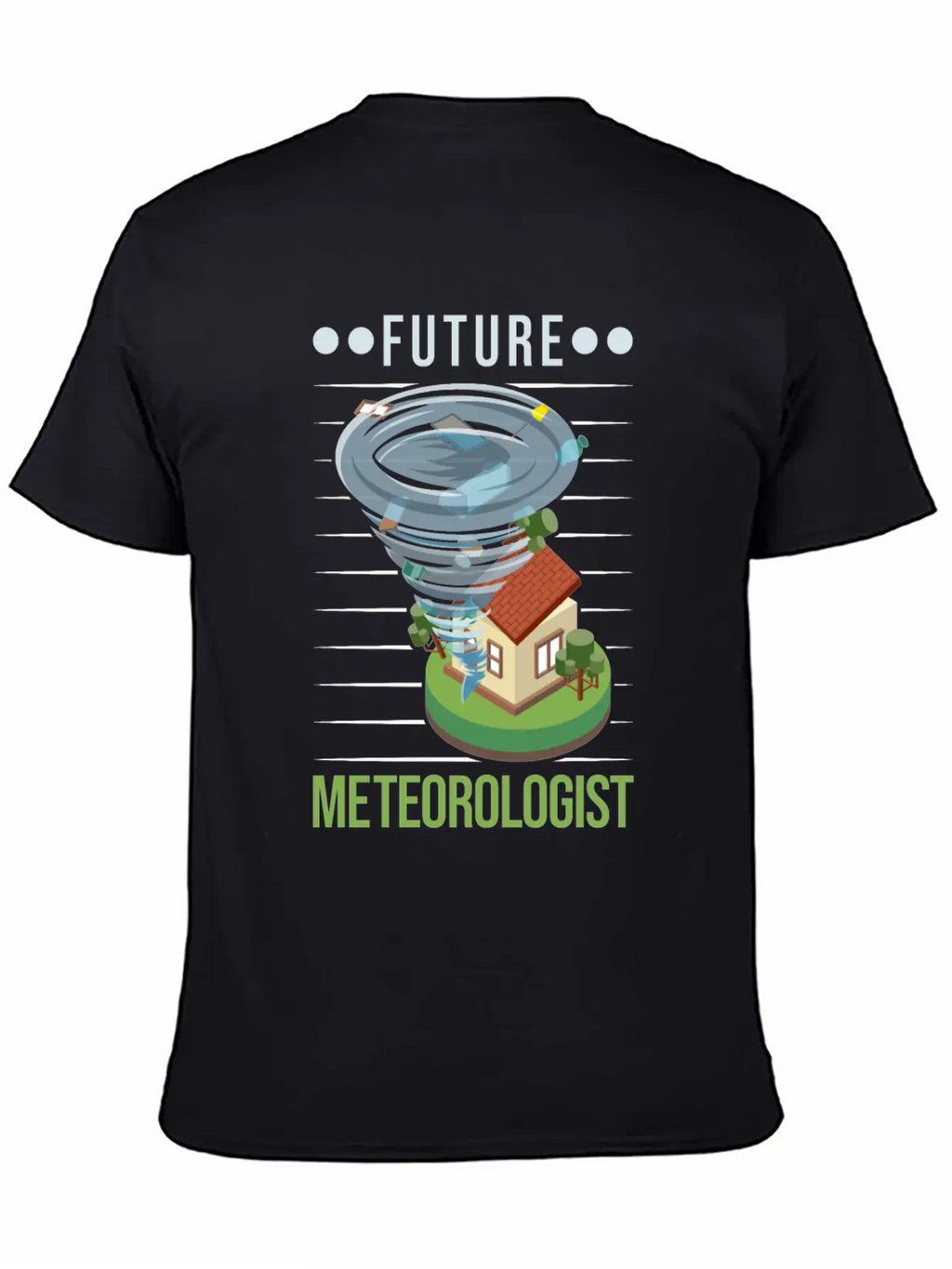 Future Meteorologist Tornado Weatherman Unisex Casual T-Shirt – Clean Design For Daily Comfort
