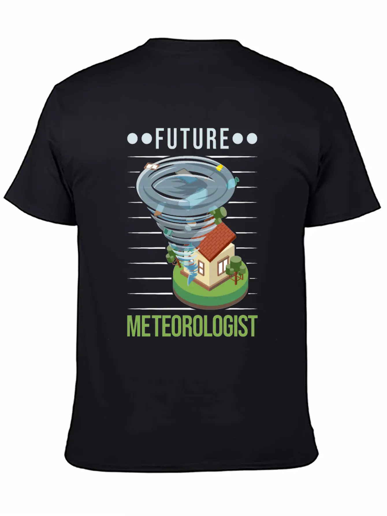 Future Meteorologist Tornado Weatherman Unisex Casual T-Shirt – Clean Design For Daily Comfort