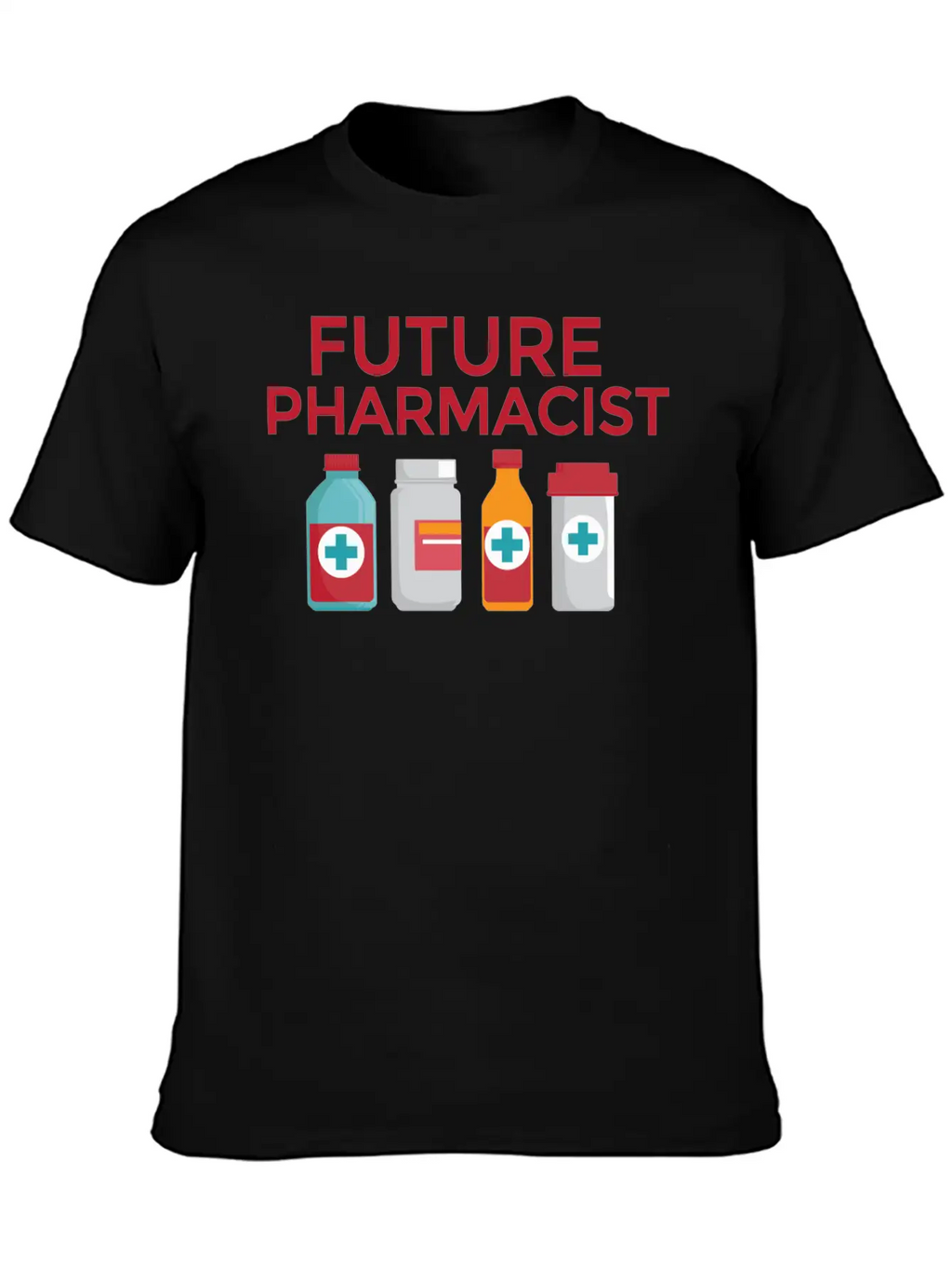 Future Pharmacist Pharmacy Student Hoodie Pharmd F Unisex Short Sleeve Soft Cotton T-Shirt – Casual Everyday Wear