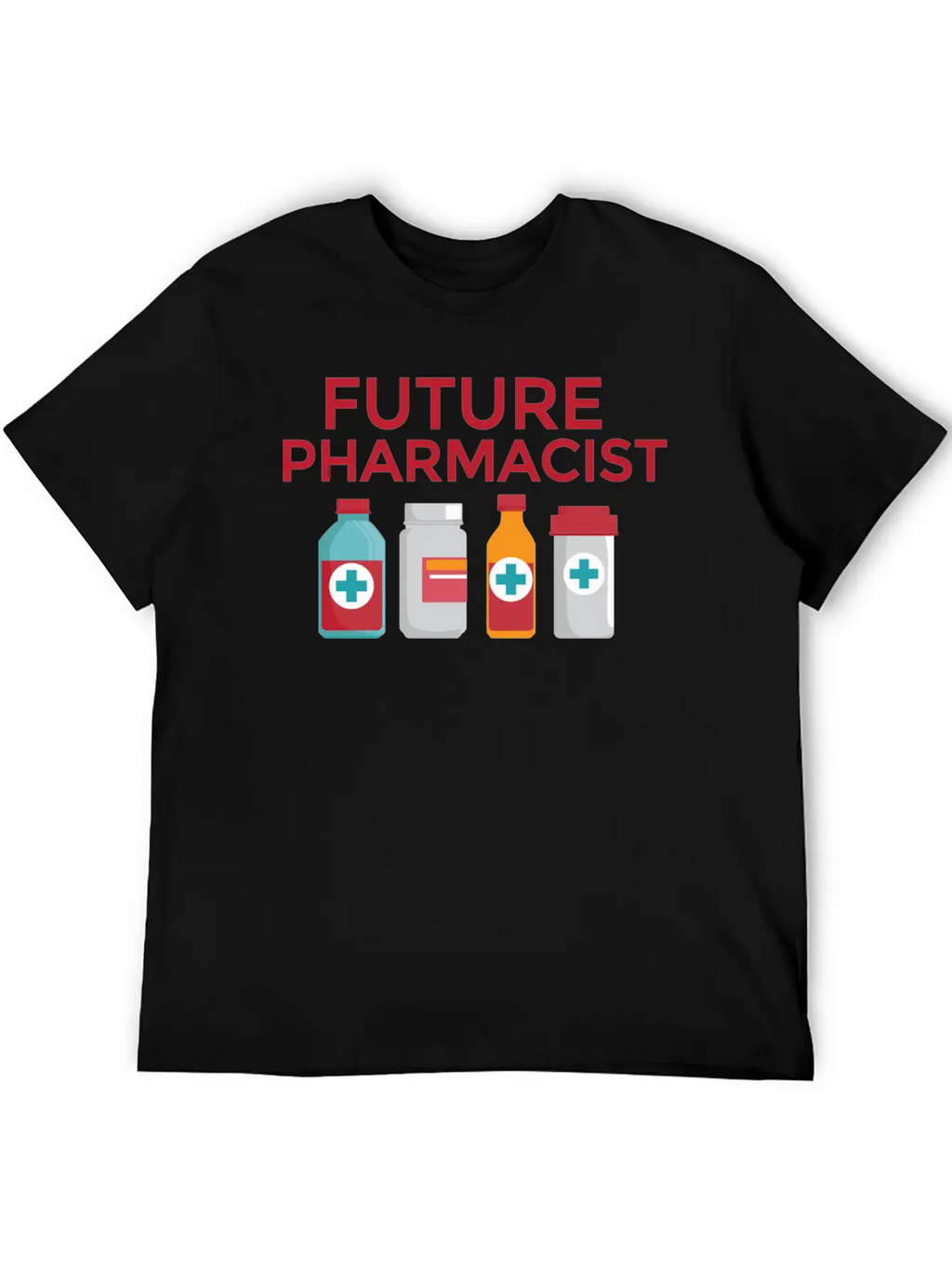Future Pharmacist Pharmacy Student Hoodie Pharmd F Unisex Short Sleeve Soft Cotton T-Shirt – Casual Everyday Wear