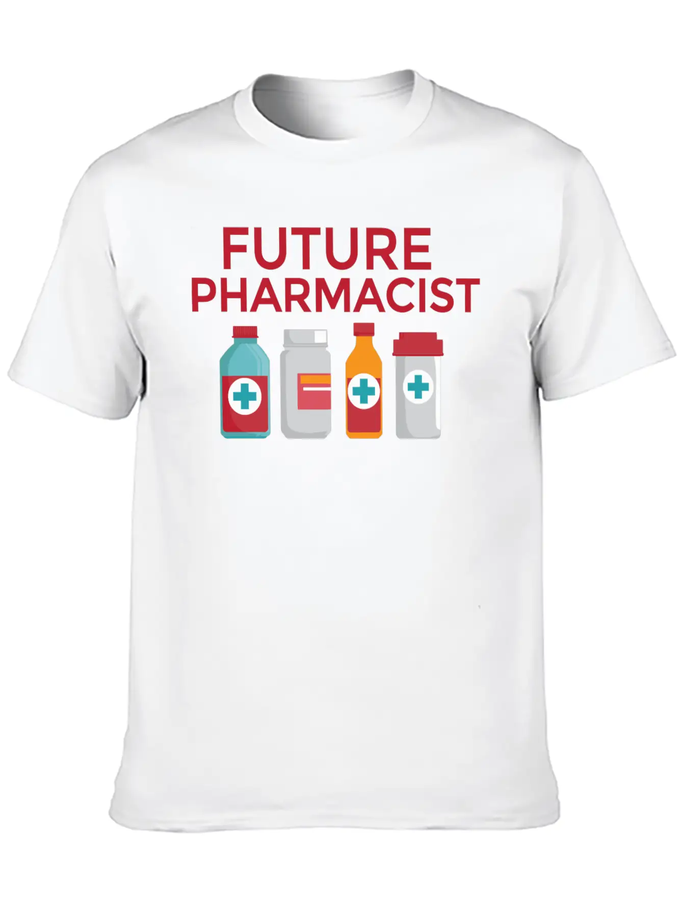 Future Pharmacist Pharmacy Student Hoodie Pharmd F Unisex Short Sleeve Soft Cotton T-Shirt – Casual Everyday Wear