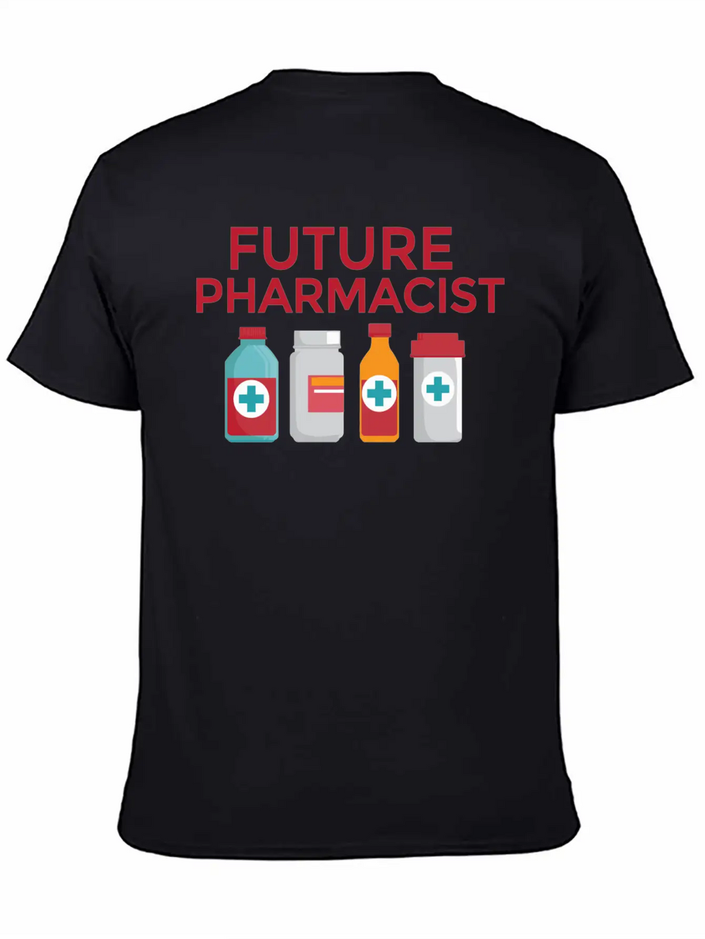 Future Pharmacist Pharmacy Student Hoodie Pharmd F Unisex Short Sleeve Soft Cotton T-Shirt – Casual Everyday Wear