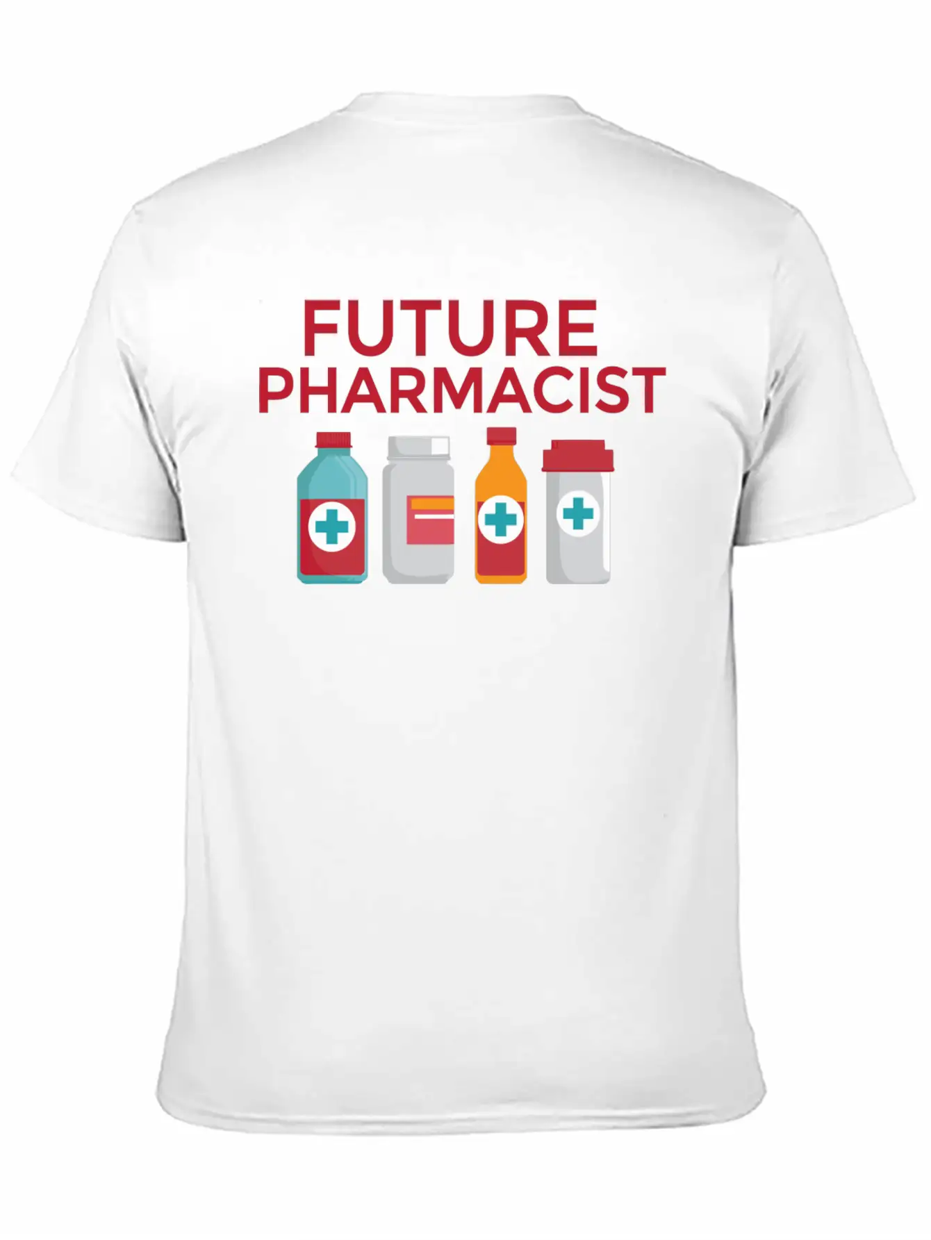 Future Pharmacist Pharmacy Student Hoodie Pharmd F Unisex Short Sleeve Soft Cotton T-Shirt – Casual Everyday Wear
