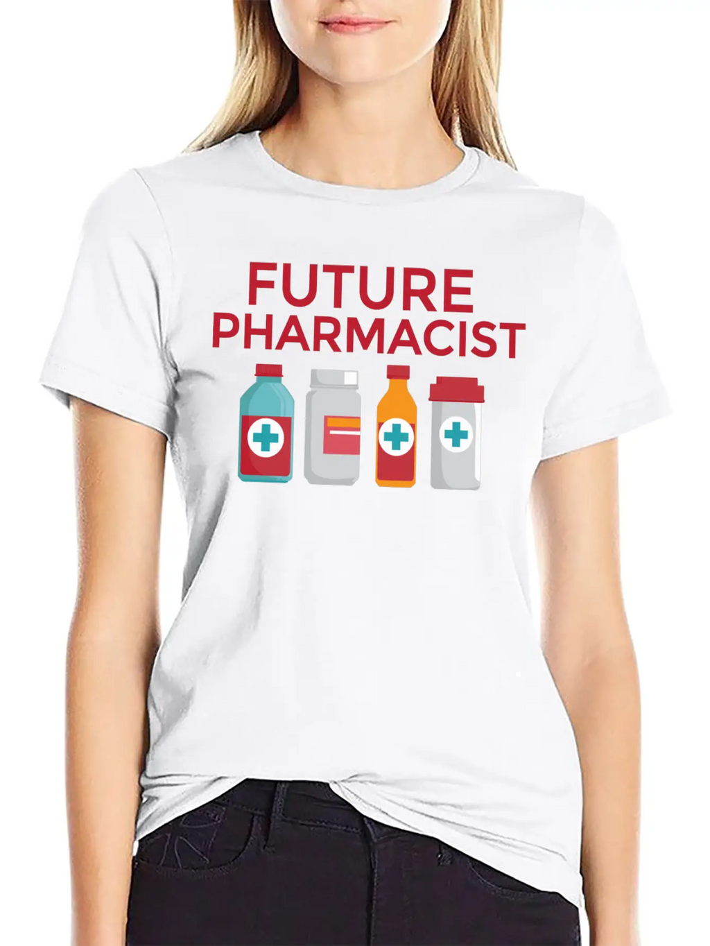 Future Pharmacist Pharmacy Student Hoodie Pharmd F Unisex Short Sleeve Soft Cotton T-Shirt – Casual Everyday Wear