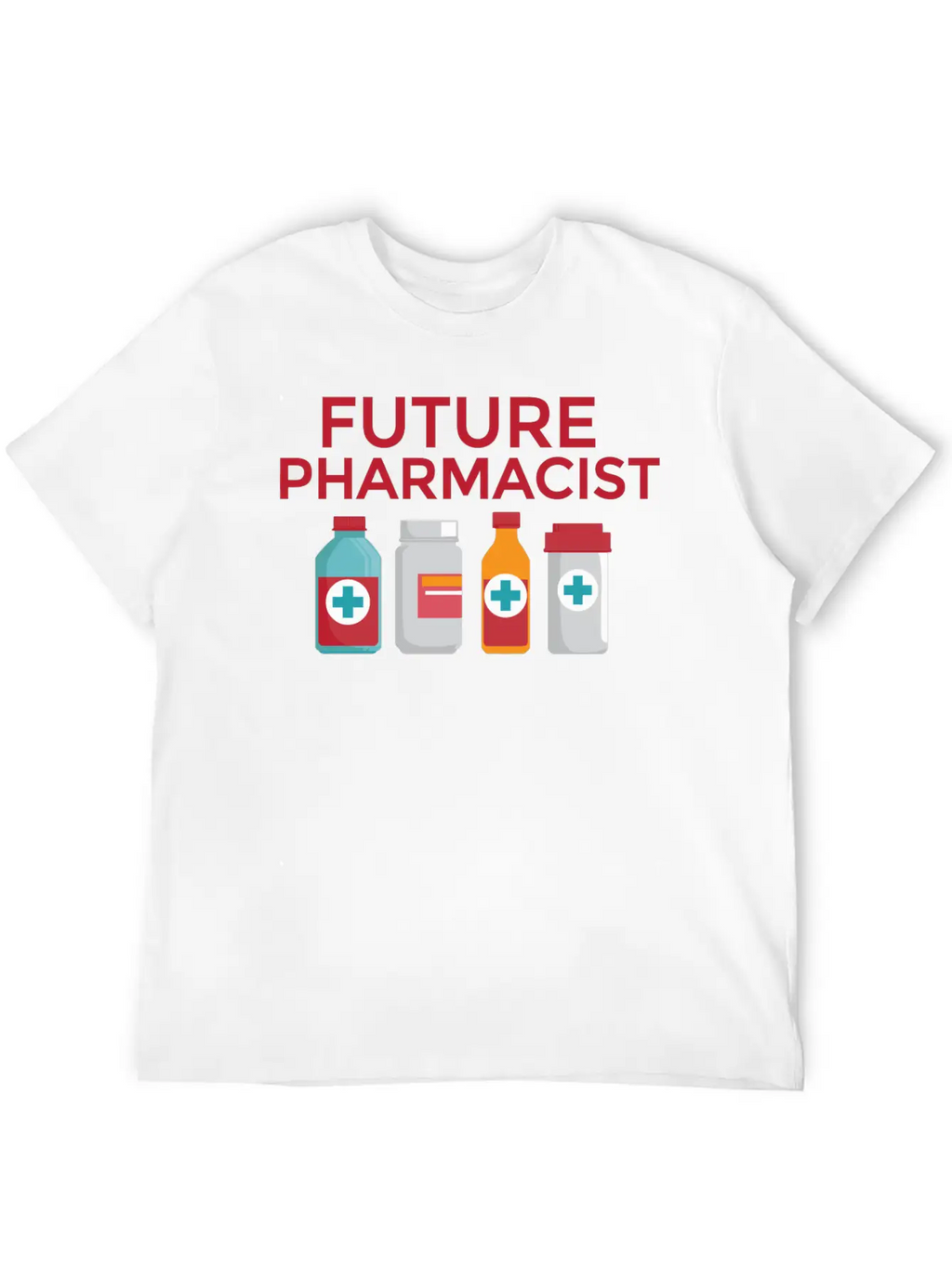 Future Pharmacist Pharmacy Student Hoodie Pharmd F Unisex Short Sleeve Soft Cotton T-Shirt – Casual Everyday Wear