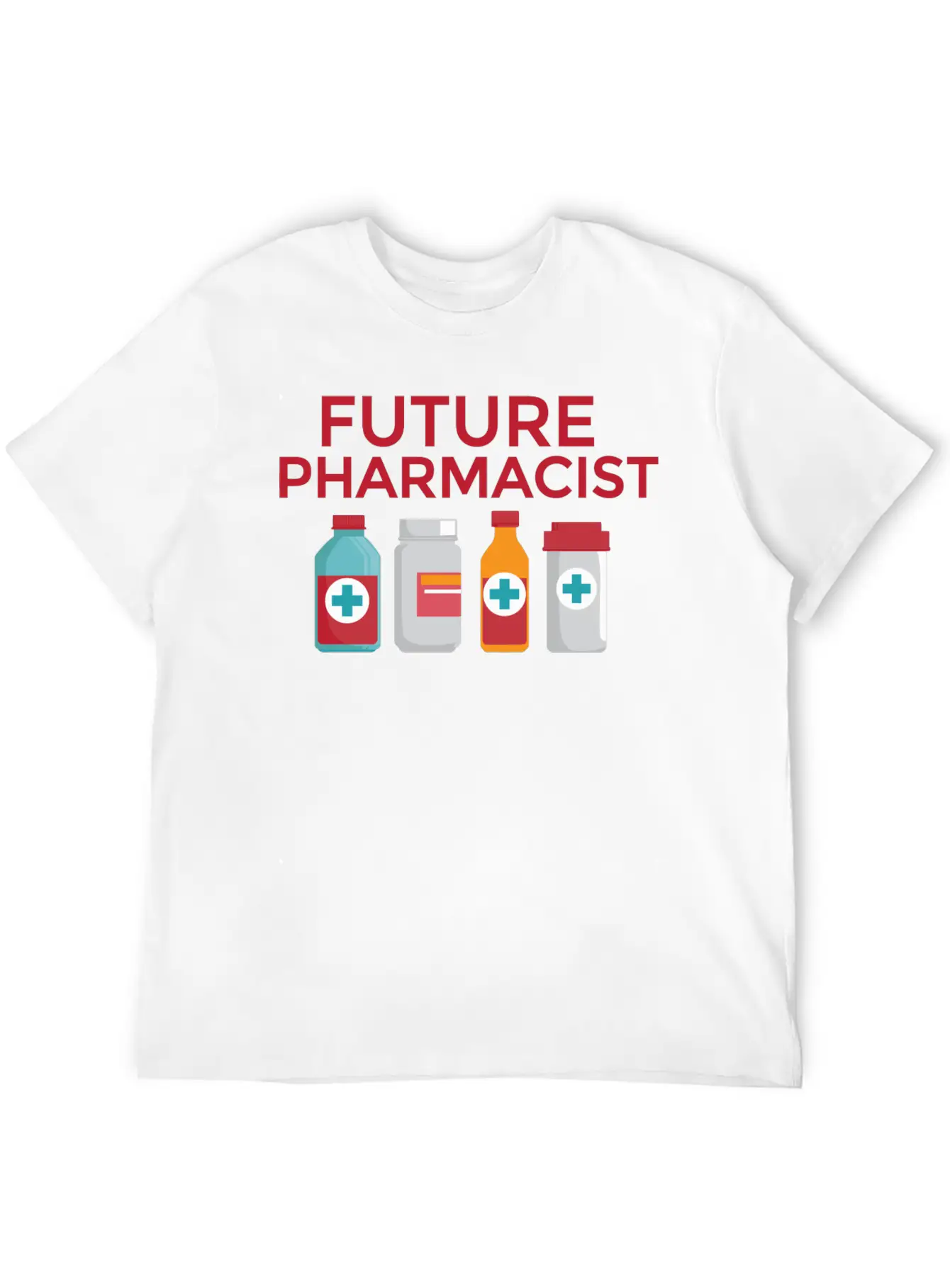 Future Pharmacist Pharmacy Student Hoodie Pharmd F Unisex Short Sleeve Soft Cotton T-Shirt – Casual Everyday Wear