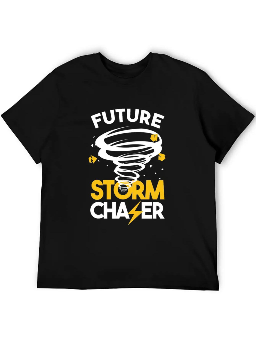 Future Storm Chaser-Tornado Unisex Short Sleeve Soft Cotton T-Shirt – Casual Everyday Wear