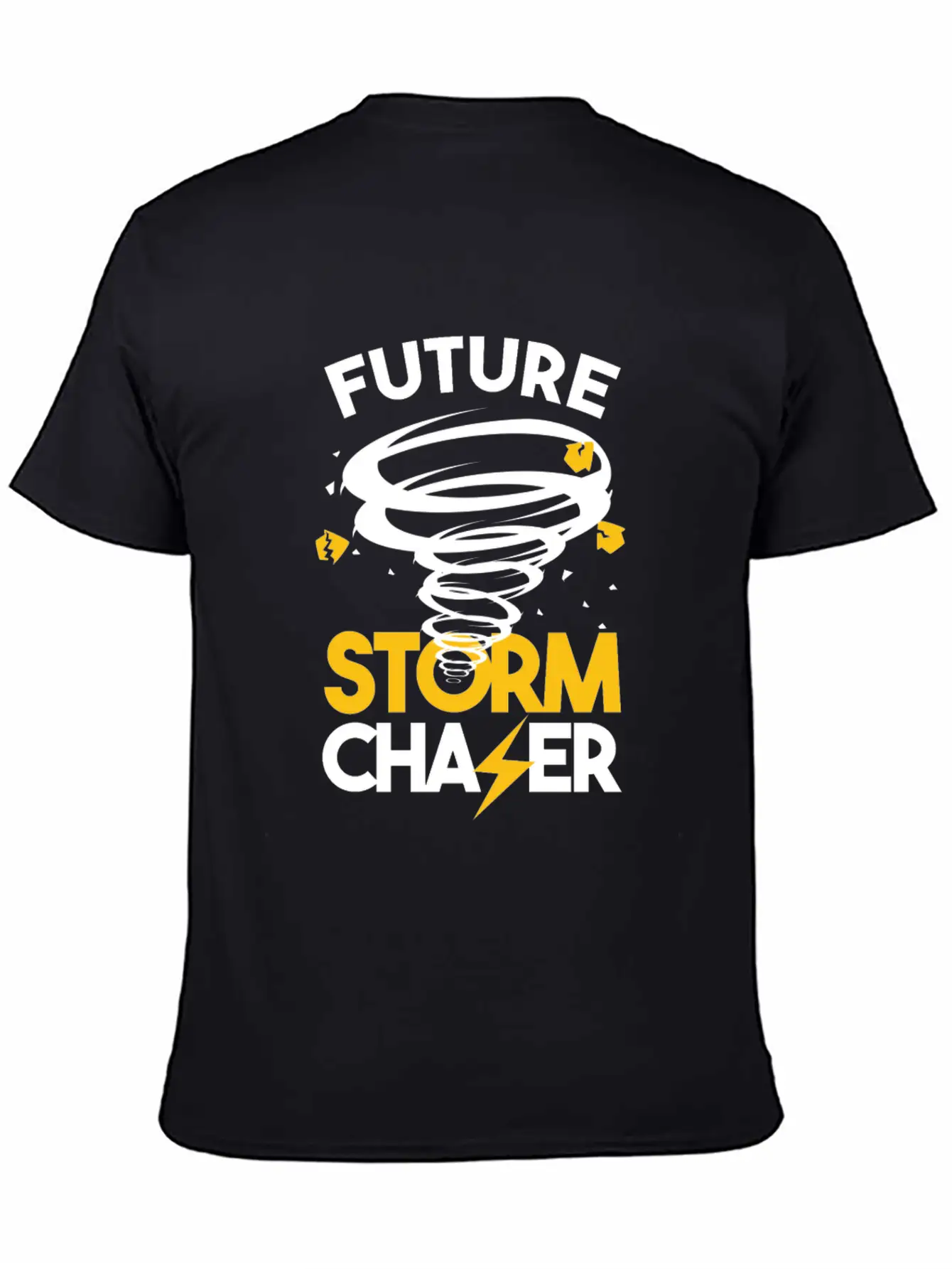 Future Storm Chaser-Tornado Unisex Short Sleeve Soft Cotton T-Shirt – Casual Everyday Wear