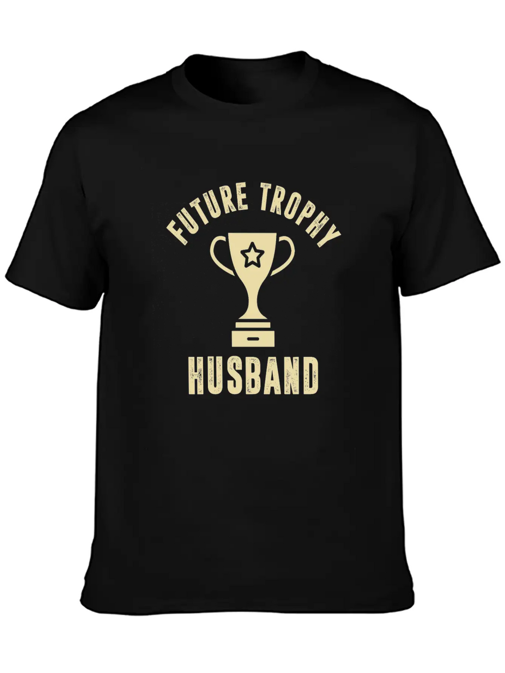Future Trophy Husband Vintage Unisex Casual T-Shirt – Clean Design For Daily Comfort
