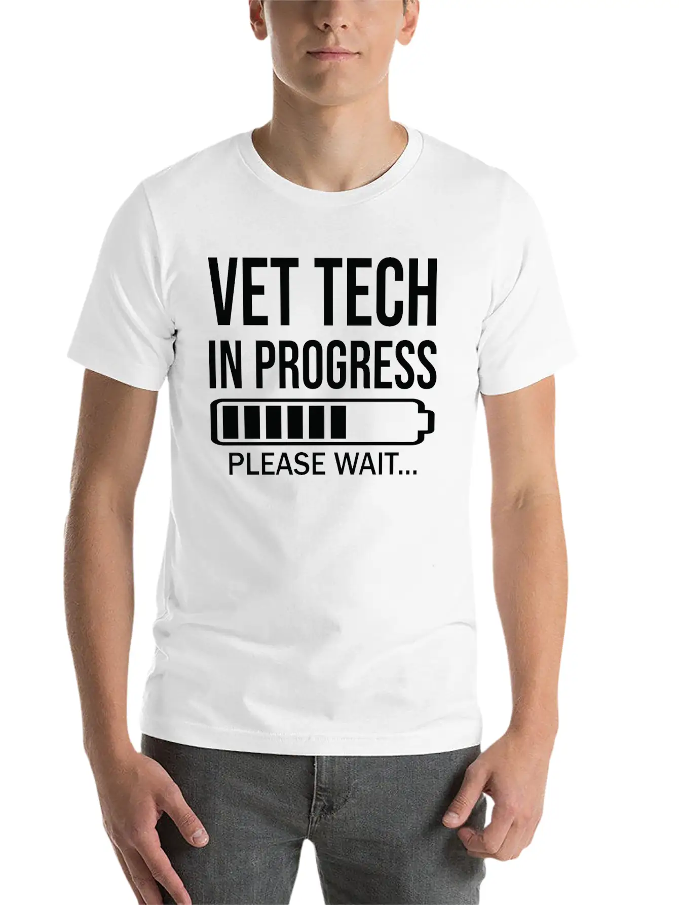 Future Vet Tech In Progress Veterinary Student Essential Cotton Tee For Daily Outfits – Unisex Style