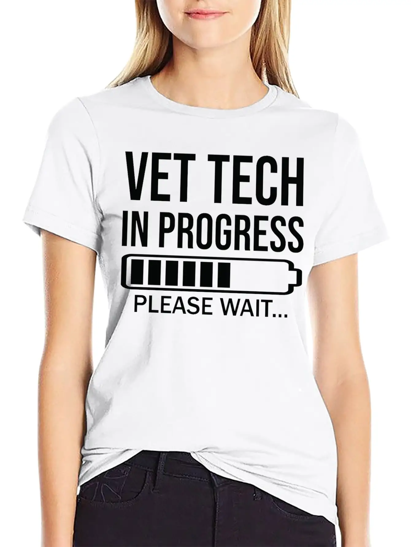 Future Vet Tech In Progress Veterinary Student Essential Cotton Tee For Daily Outfits – Unisex Style