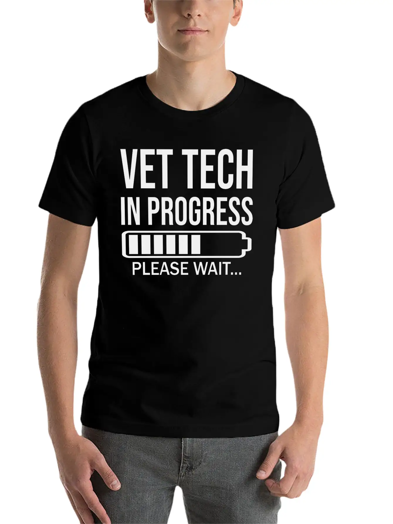 Future Vet Tech In Progress Veterinary Student Essential Cotton Tee For Daily Outfits – Unisex Style