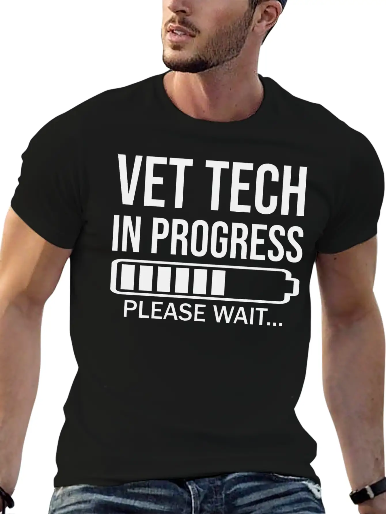 Future Vet Tech In Progress Veterinary Student Essential Cotton Tee For Daily Outfits – Unisex Style
