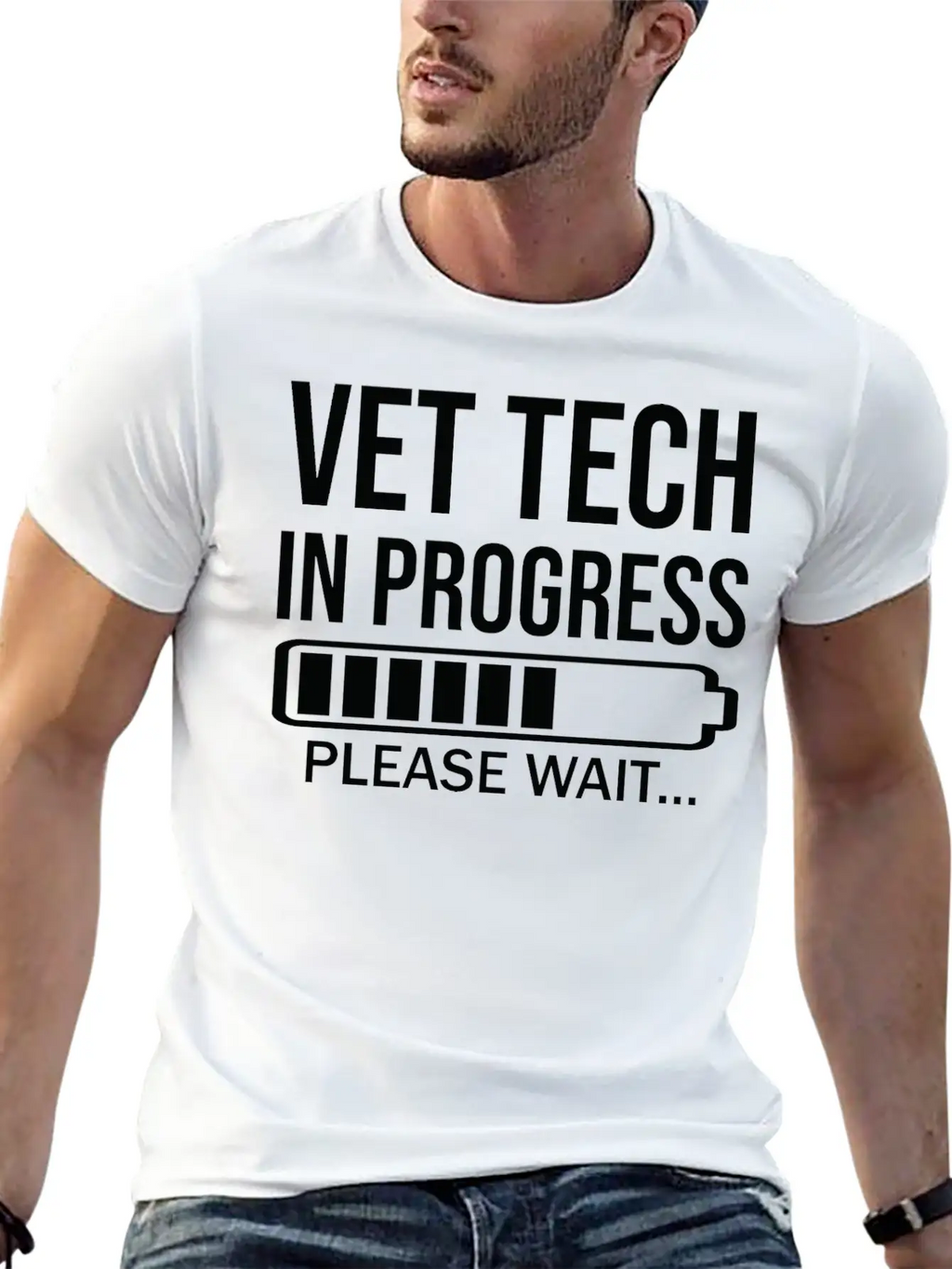 Future Vet Tech In Progress Veterinary Student Essential Cotton Tee For Daily Outfits – Unisex Style