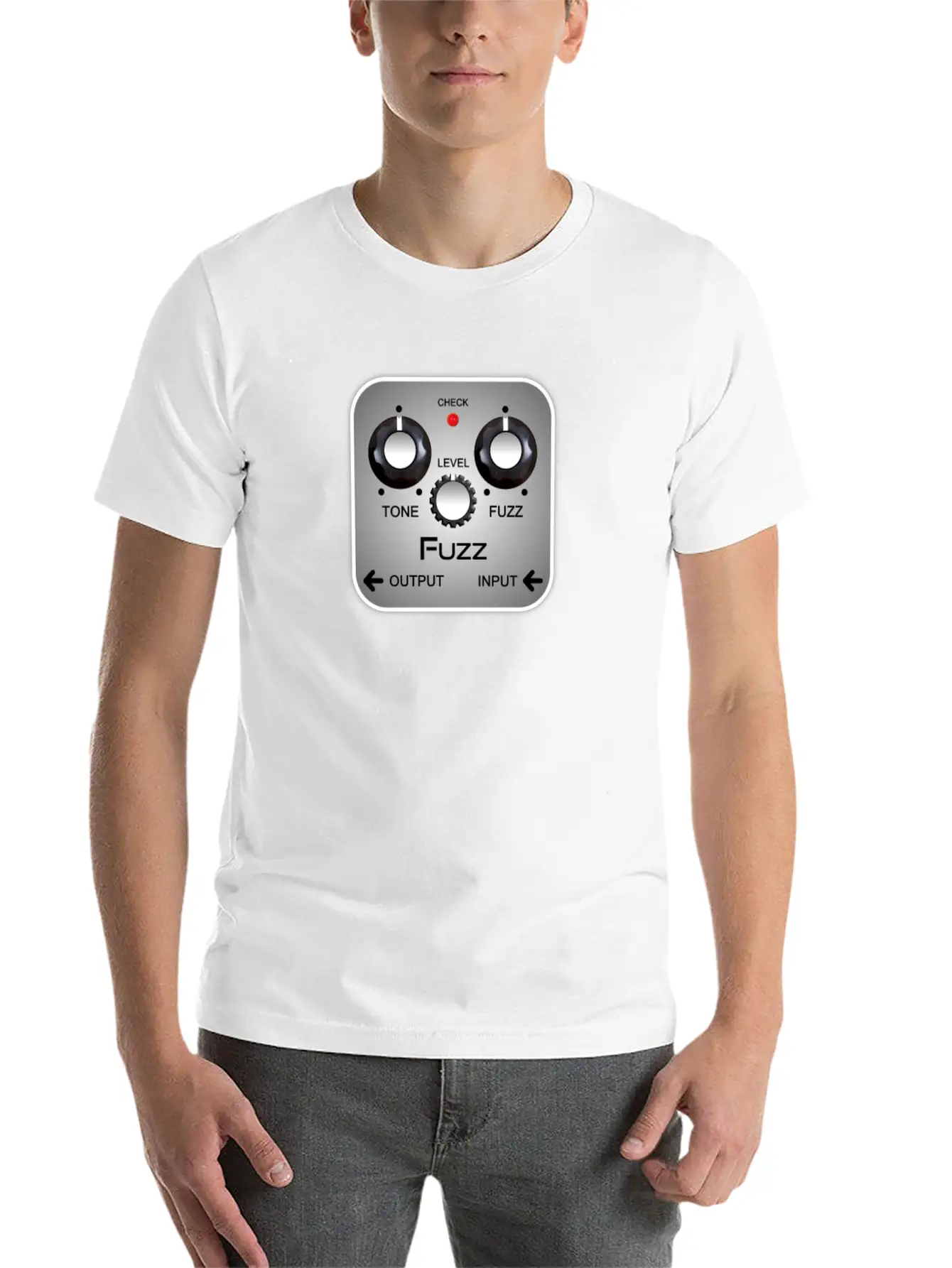 Fuzz Pedal Stylish Everyday T-Shirt – Unisex Basic Cotton Tee