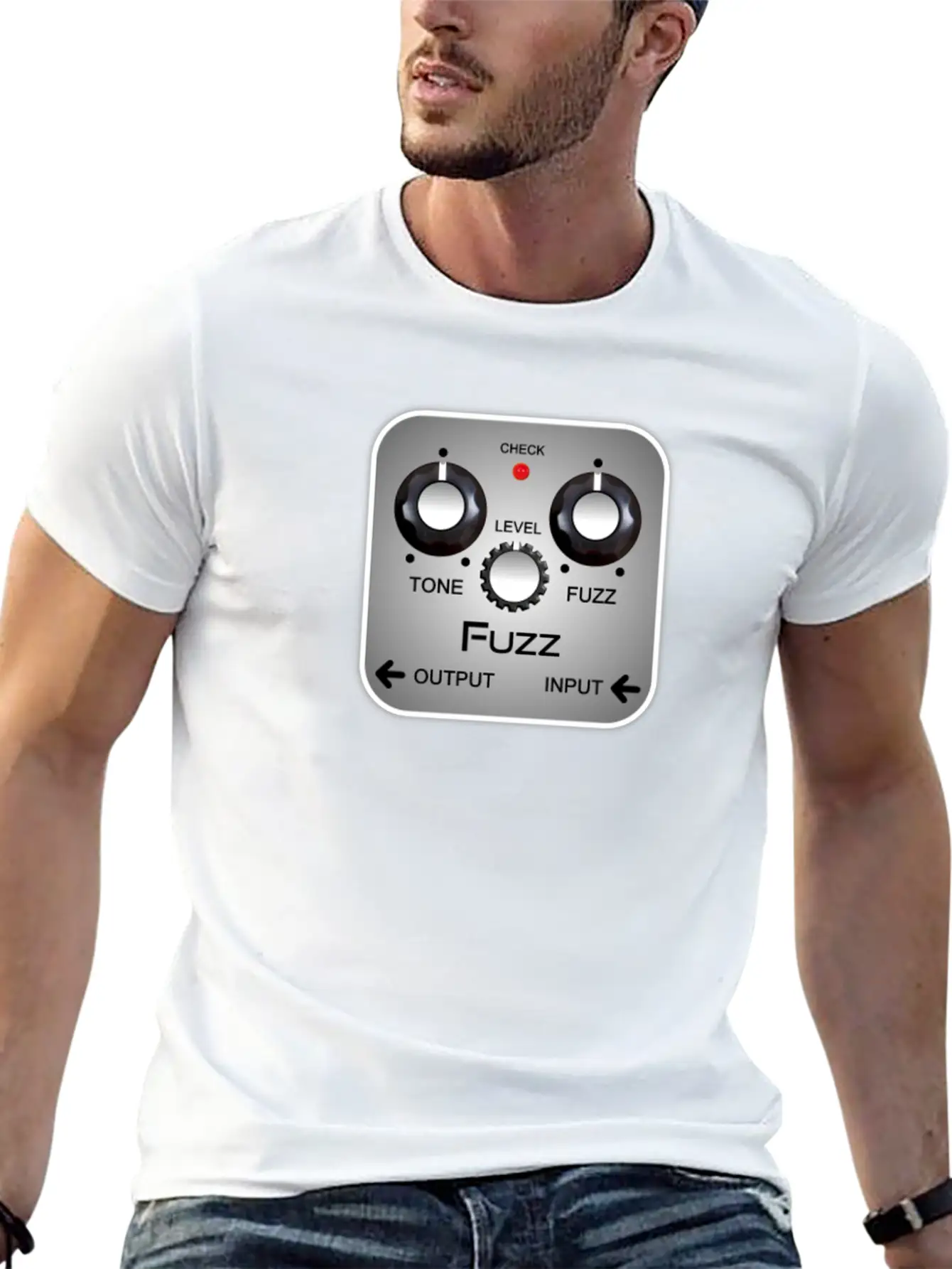 Fuzz Pedal Stylish Everyday T-Shirt – Unisex Basic Cotton Tee