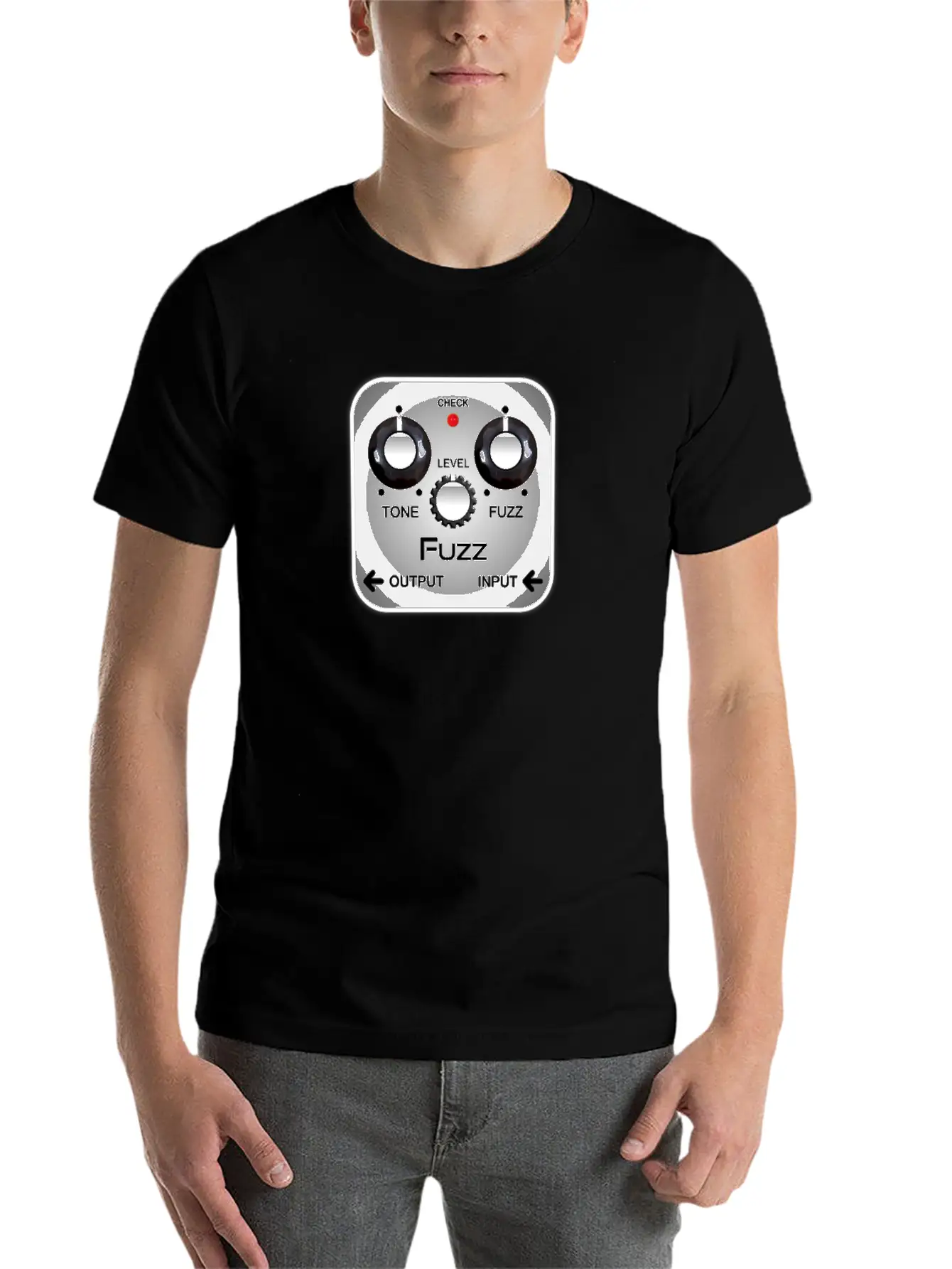 Fuzz Pedal Stylish Everyday T-Shirt – Unisex Basic Cotton Tee