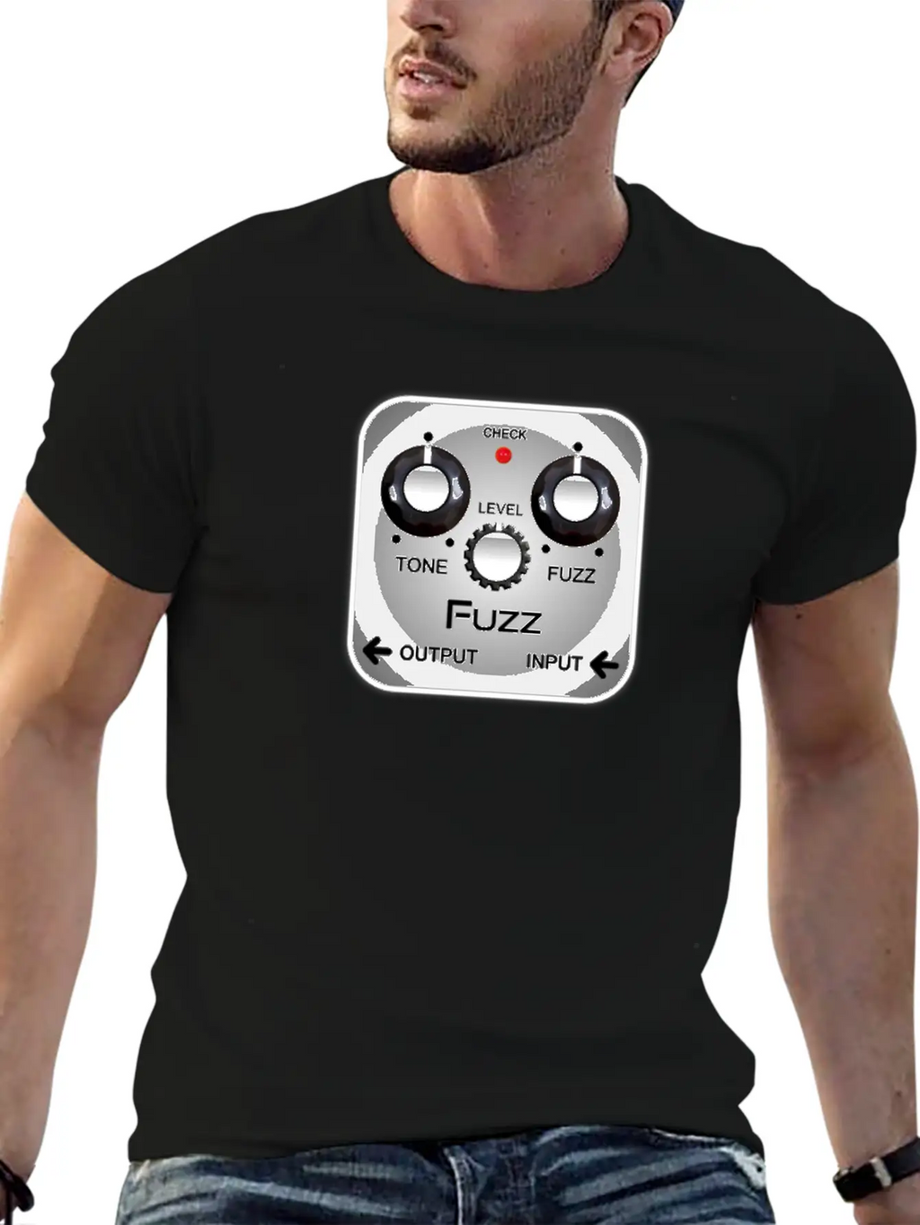 Fuzz Pedal Stylish Everyday T-Shirt – Unisex Basic Cotton Tee