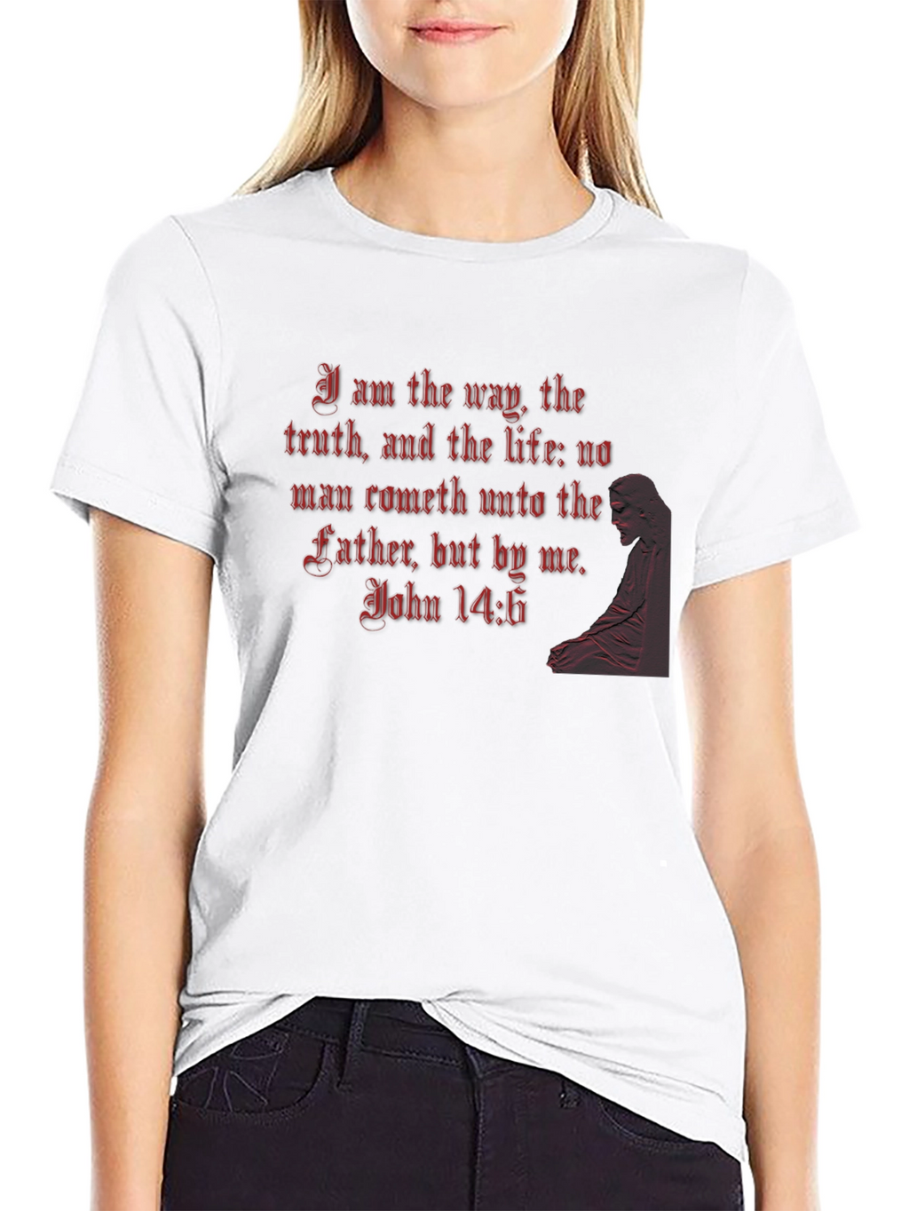 Way Truth Life Bible Verse T-Shirt