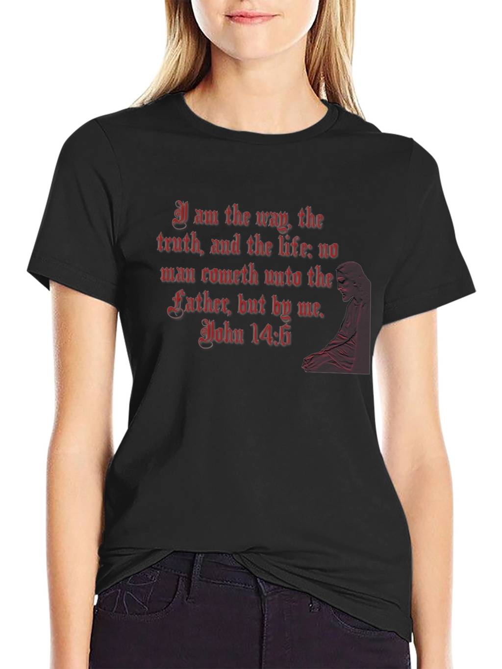 Way Truth Life Bible Verse T-Shirt