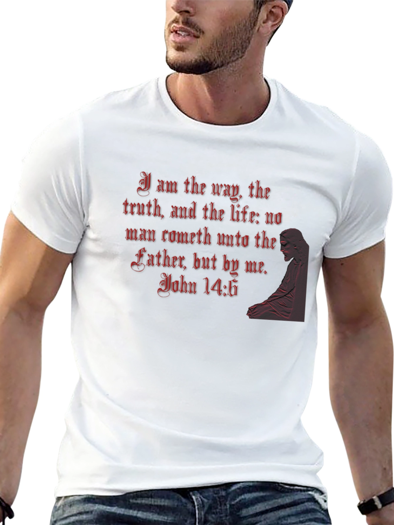 Way Truth Life Bible Verse T-Shirt