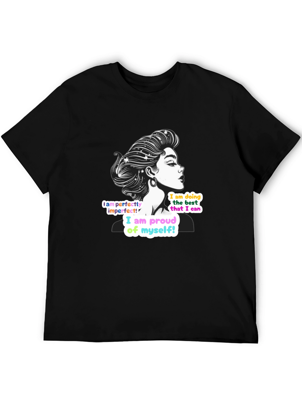 Empowering Woman T-Shirt: Perfectly Imperfect Design