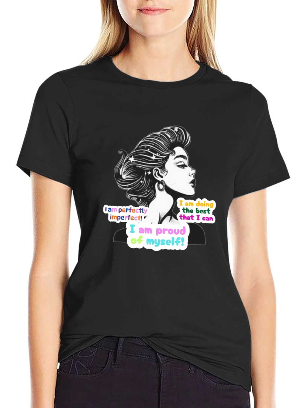 Empowering Woman T-Shirt: Perfectly Imperfect Design
