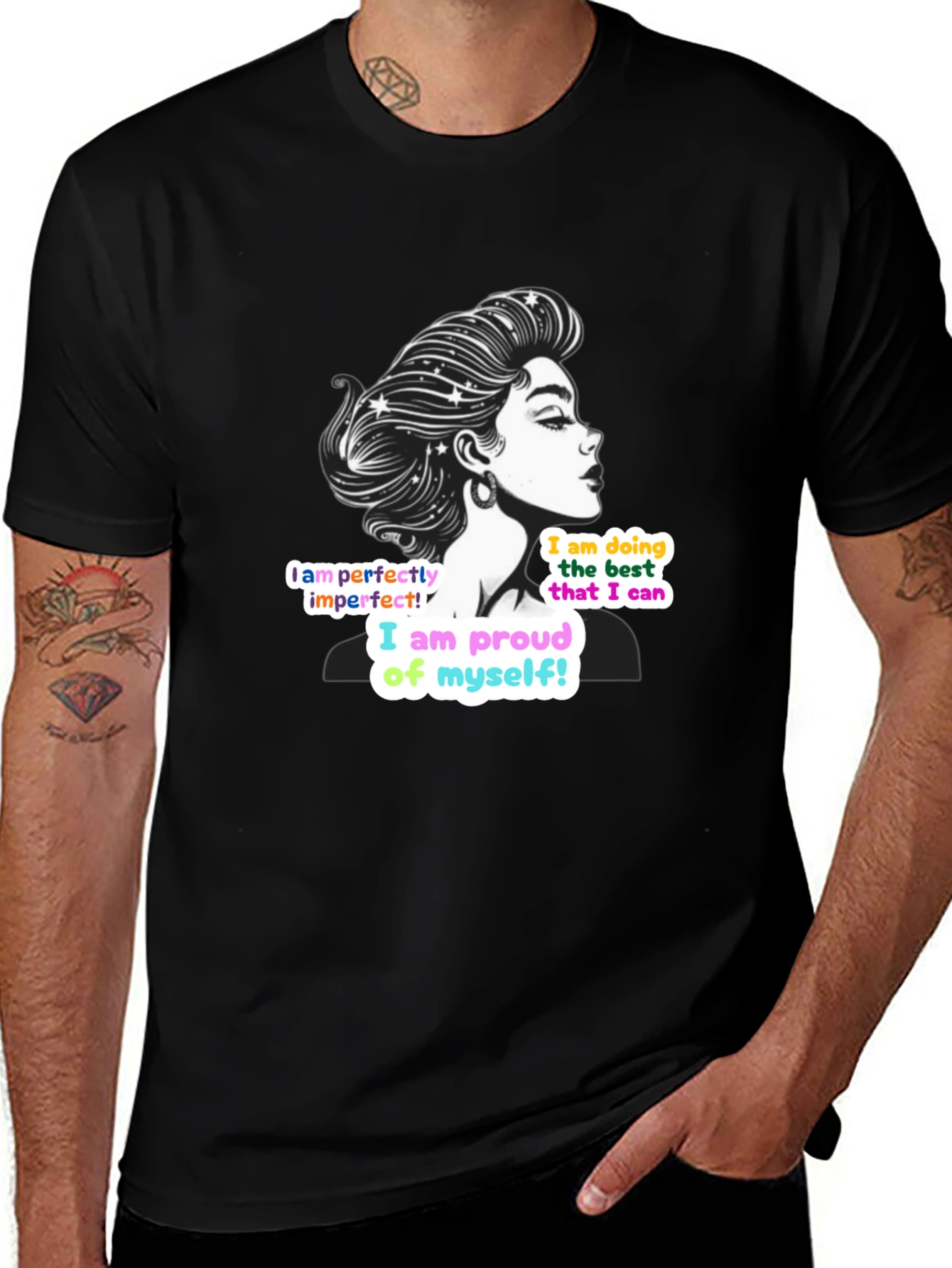 Empowering Woman T-Shirt: Perfectly Imperfect Design