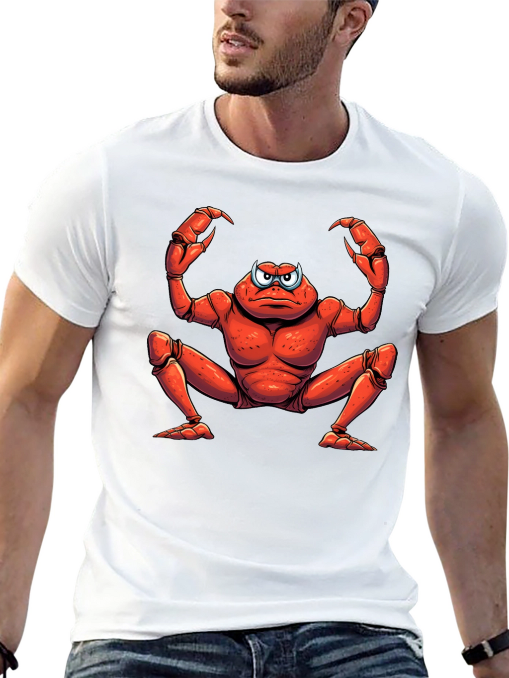 Angry Crab Graphic T-Shirt