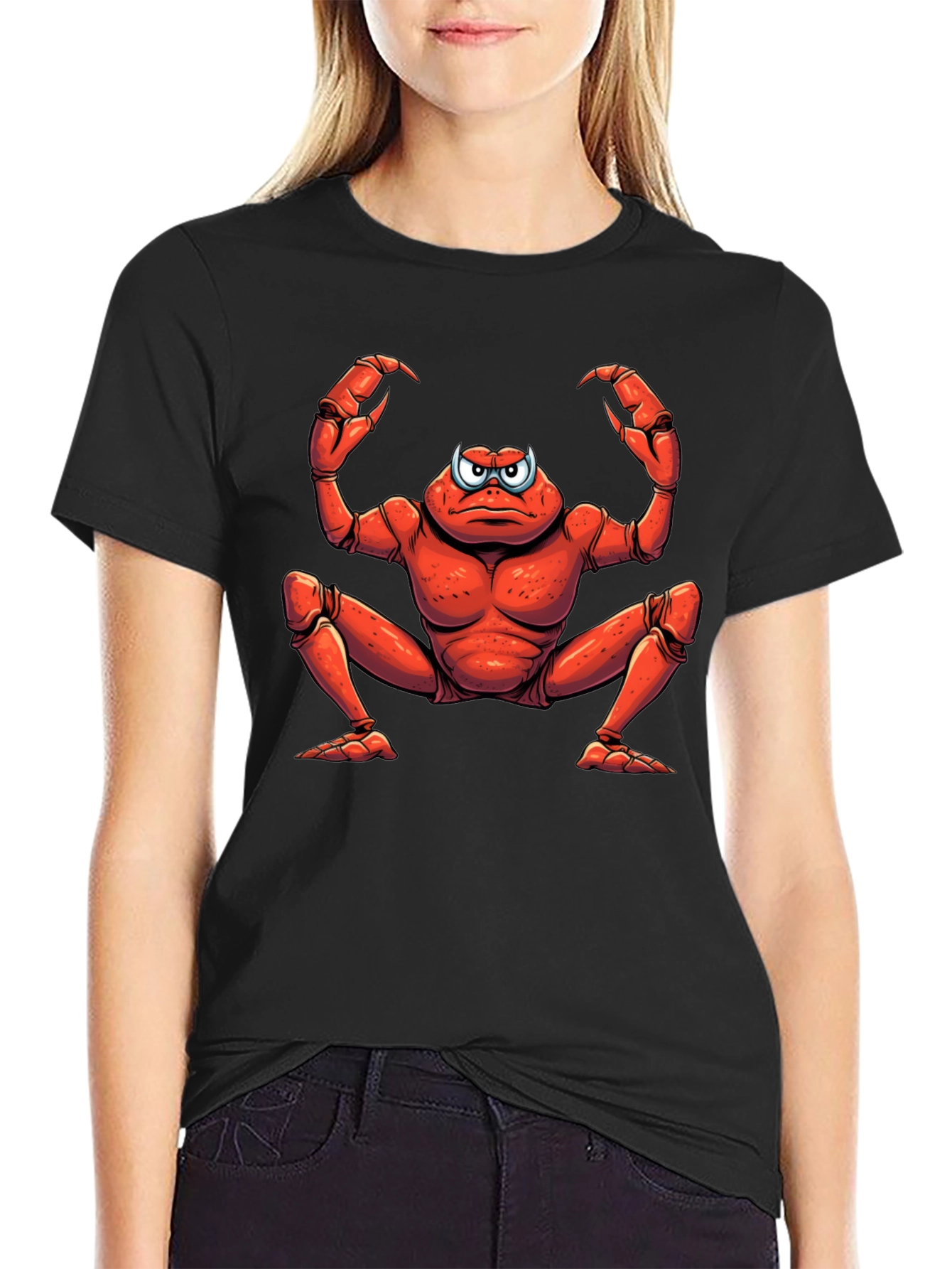 Angry Crab Graphic T-Shirt