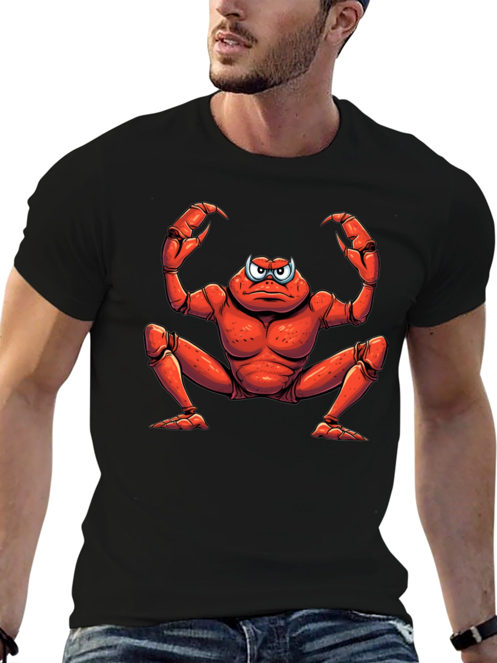 Angry Crab Graphic T-Shirt