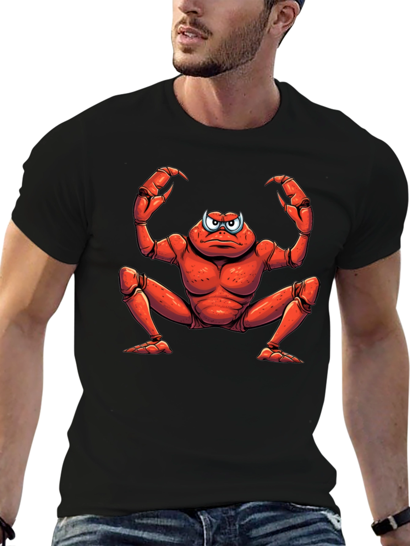 Angry Crab Graphic T-Shirt